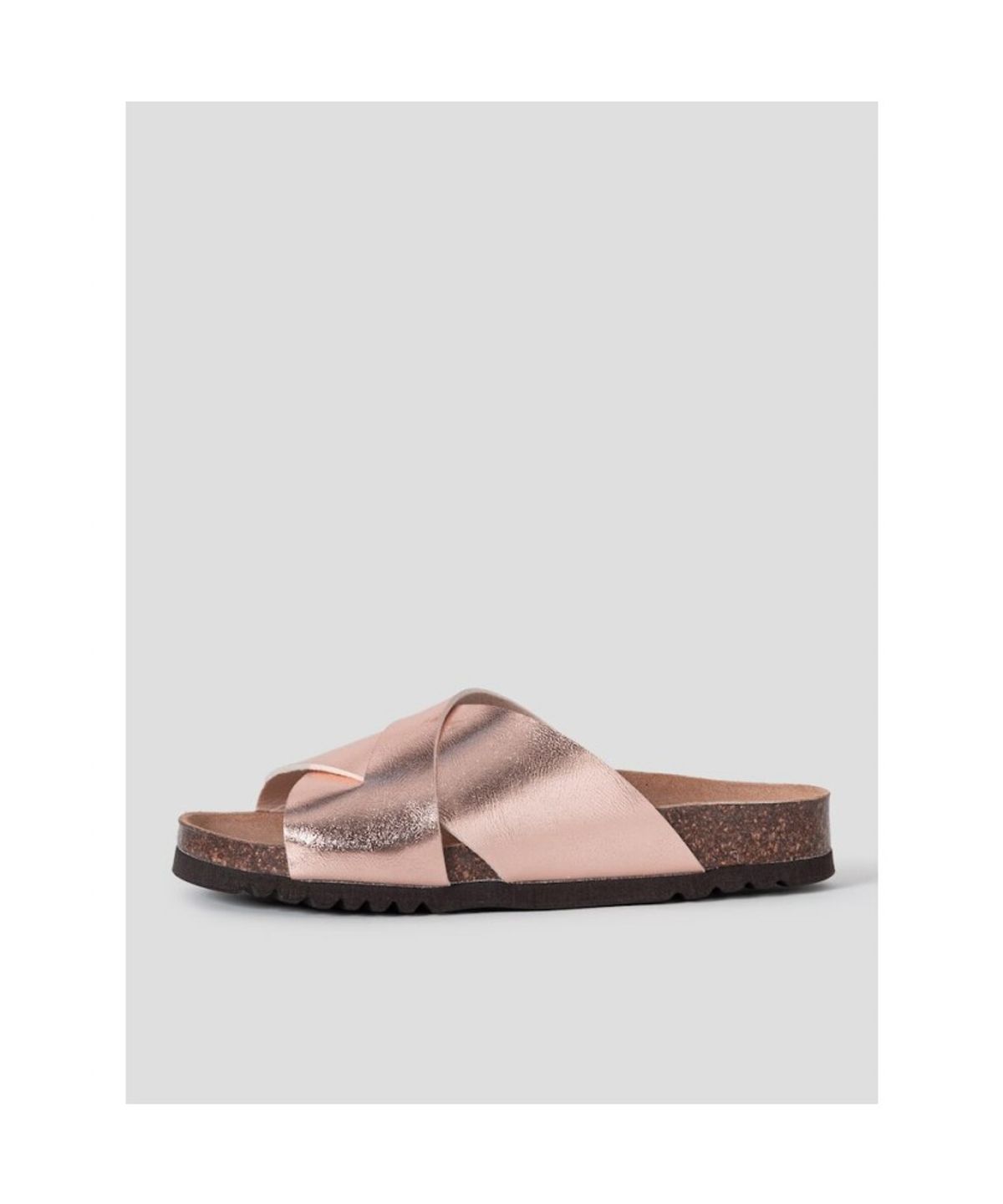 숄(SCHOLL) (WOMEN) 크로스 스트랩 코르크 샌들 - 핑크 (HH64K2C66X)