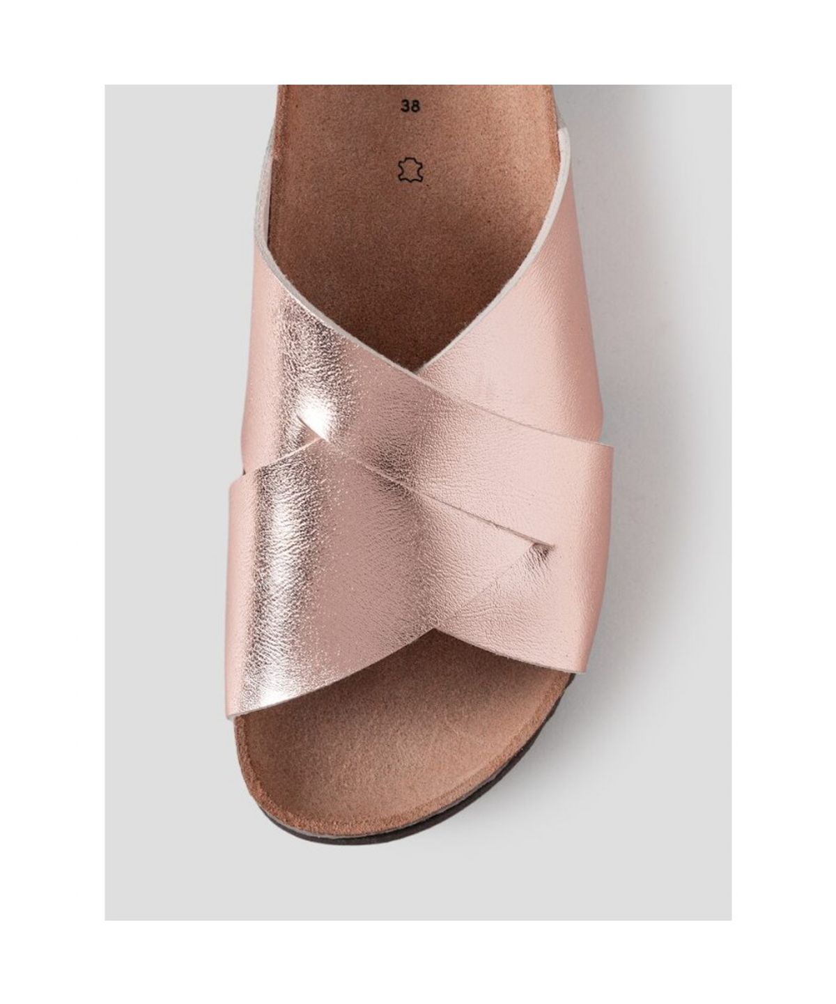 숄(SCHOLL) (WOMEN) 크로스 스트랩 코르크 샌들 - 핑크 (HH64K2C66X)