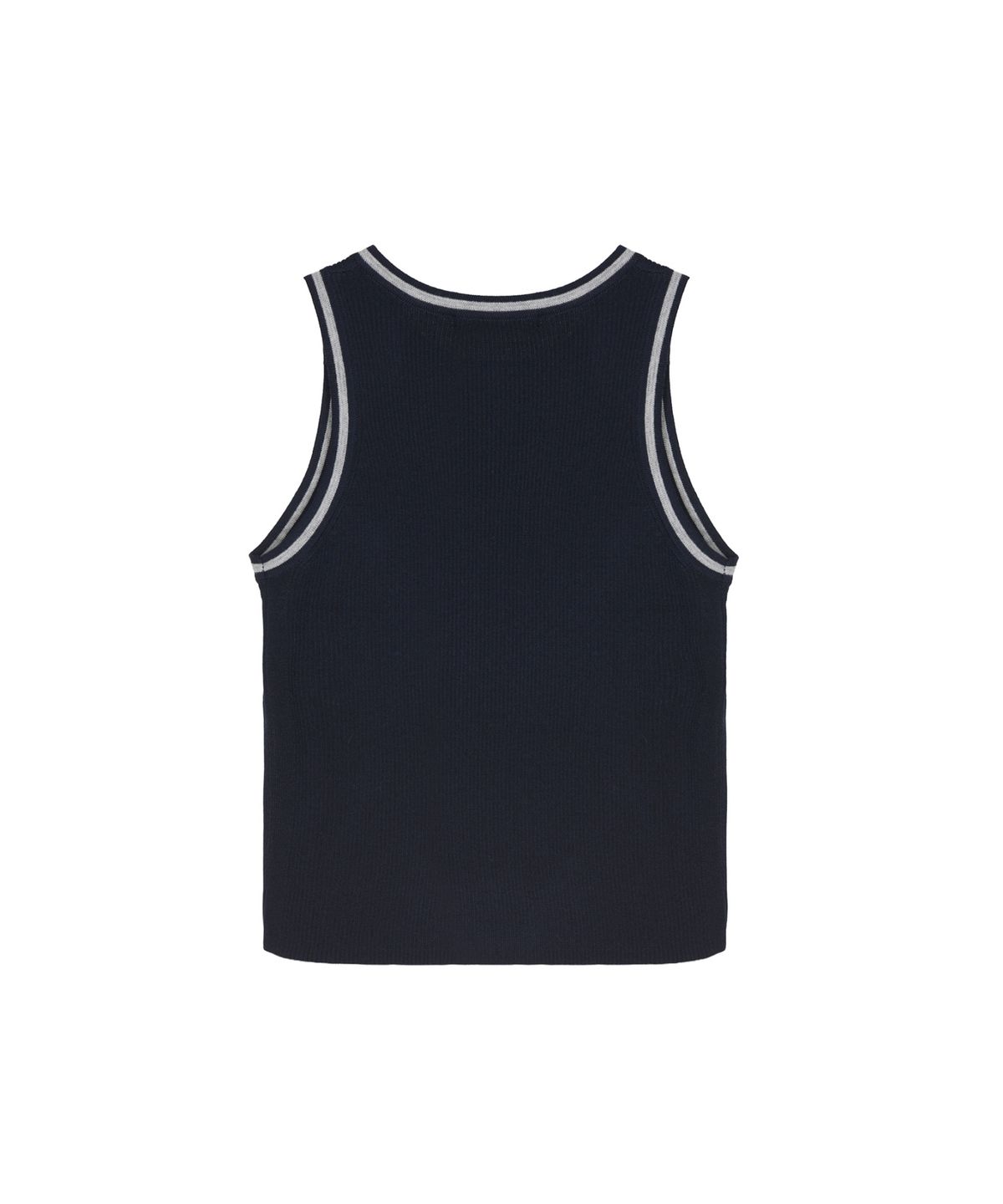 닉앤니콜(NICK&NICOLE) NICOLE RIBBED SLEEVELESS TOP_NAVY