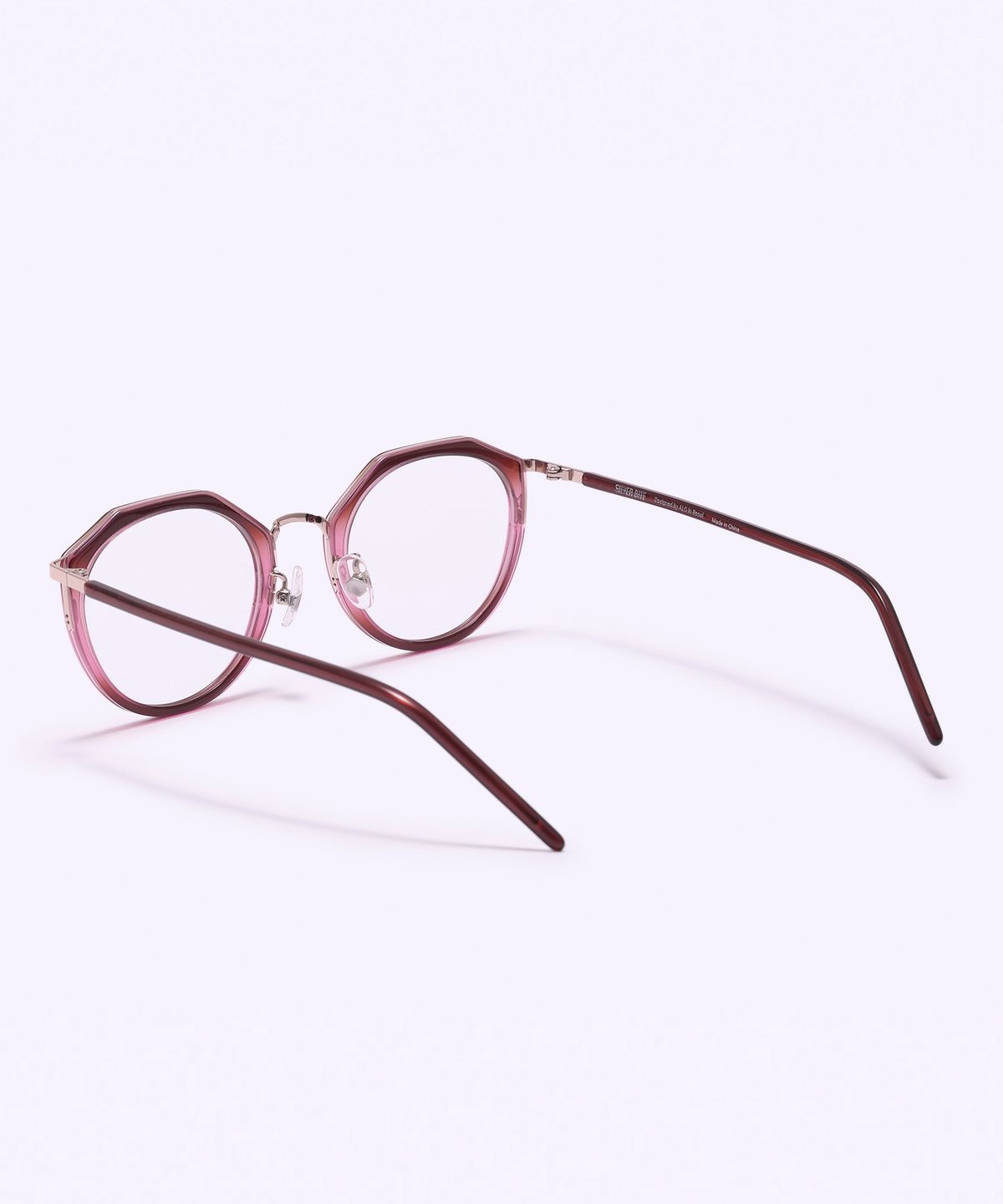 알로아이웨어(ALO EYEWEAR) [SILVERBITE] SBG9603 2324G 마가렛 솔텍스 와인 안경테 블루라이트 렌즈 선택