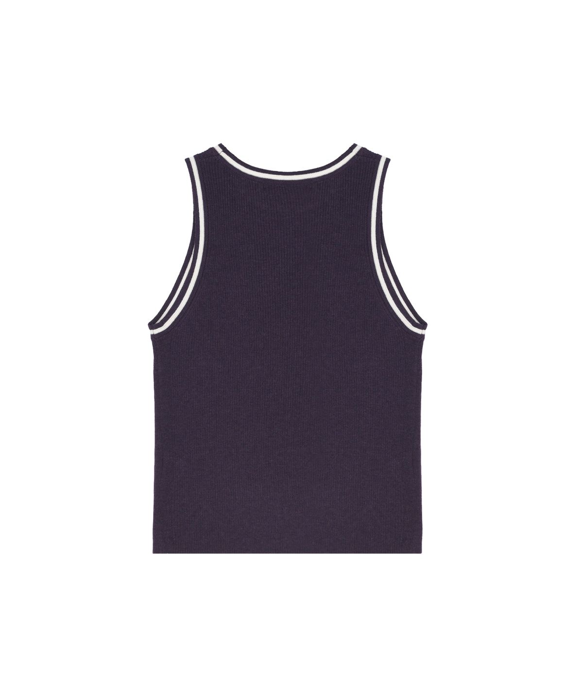 닉앤니콜(NICK&NICOLE) NICOLE RIBBED SLEEVELESS TOP_PURPLE