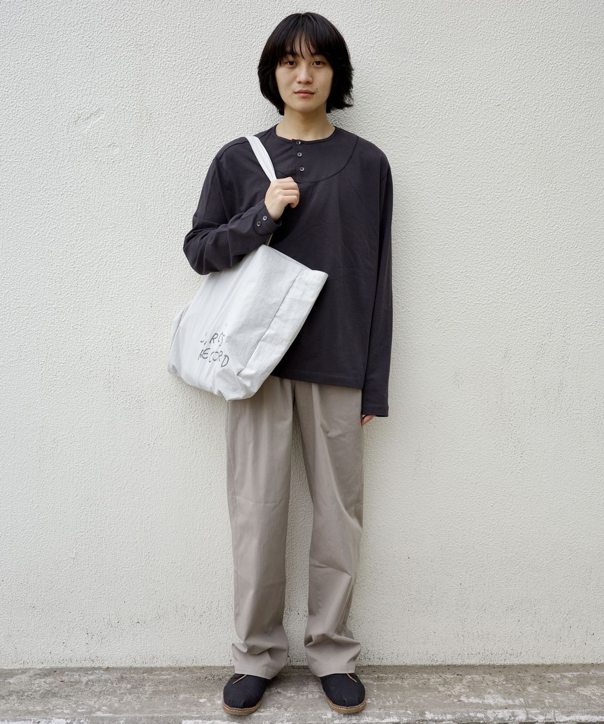 사로스(saros) Saros Record Bag - Light Gray