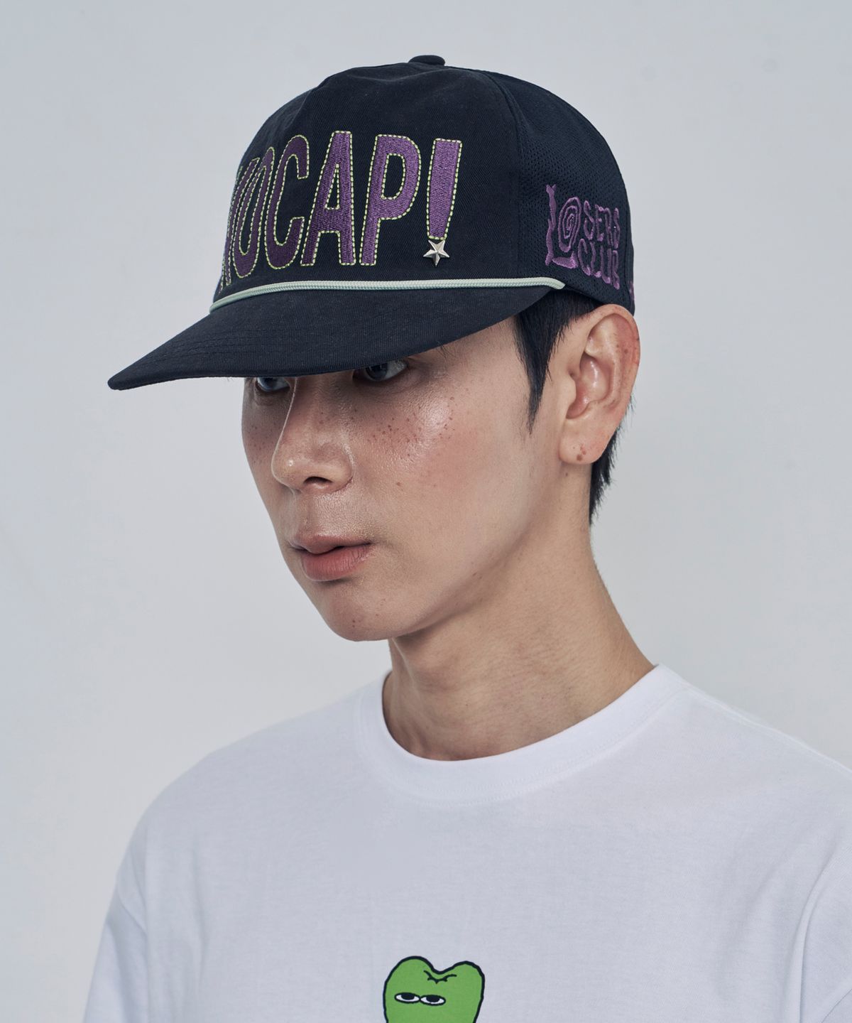 루저스클럽(LOSERS CLUB) NO CAP 스타 스터드 메쉬캡 블랙