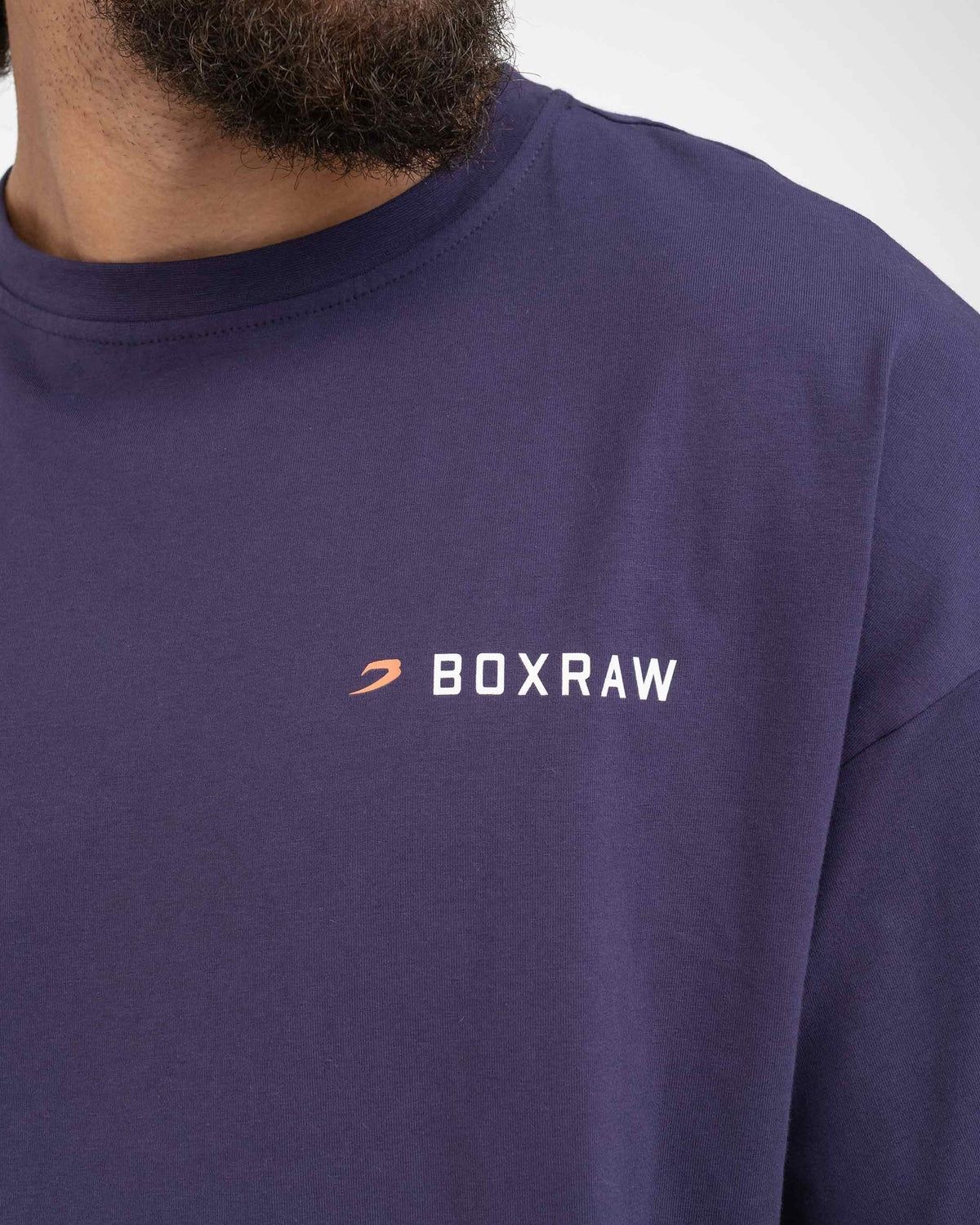복스로(BOXRAW) We Dont Play Boxing 오버사이즈 티셔츠 - 남성 M BXRW-U-WDPBT [퍼플]