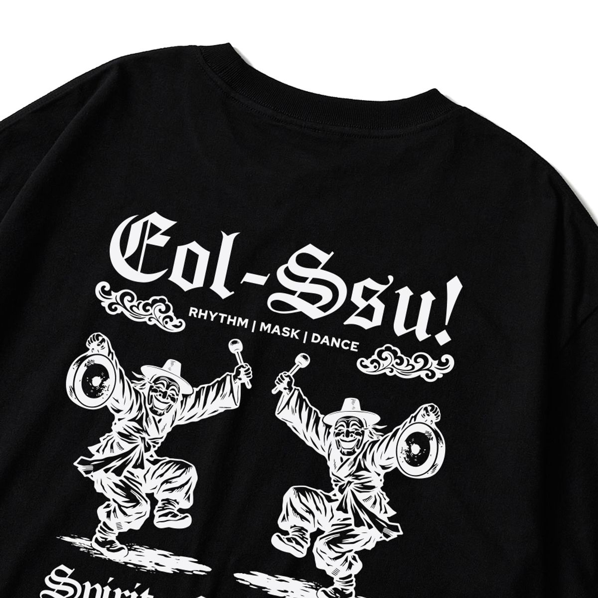 스플래시코드(SPLASHCODE) 반팔 티셔츠 블랙 - 얼쑤(Eol Ssu)
