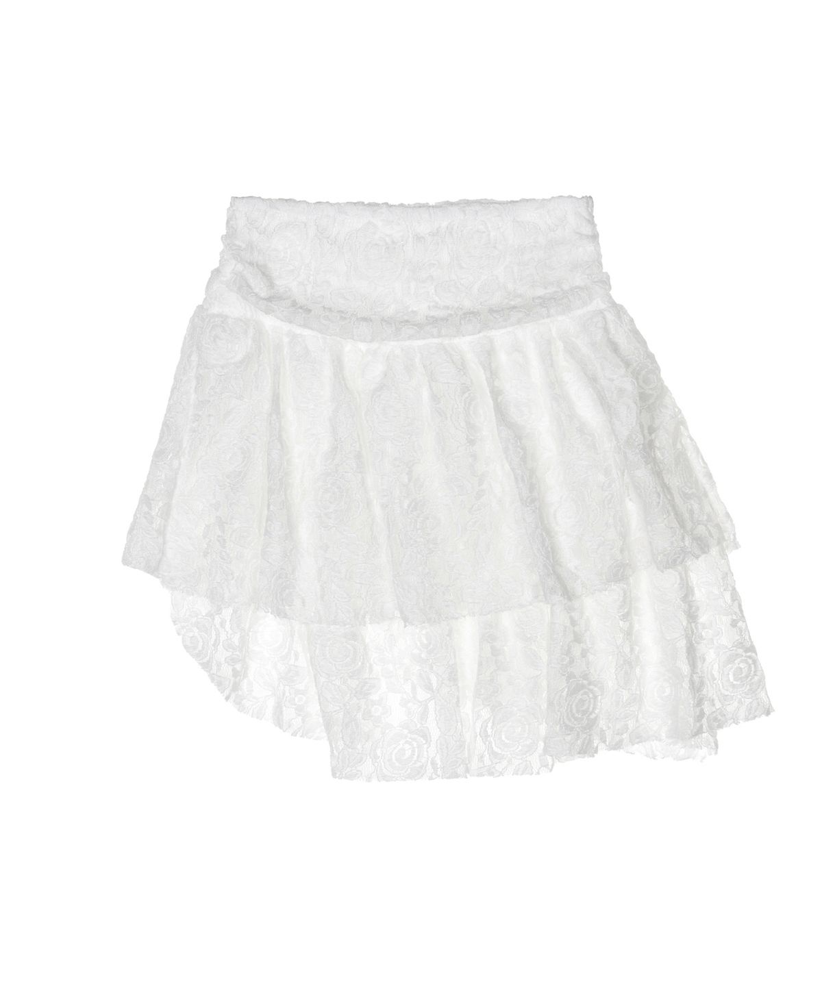 닉앤니콜(NICK&NICOLE) ROSE TIERED LACE SKIRT_WHITE