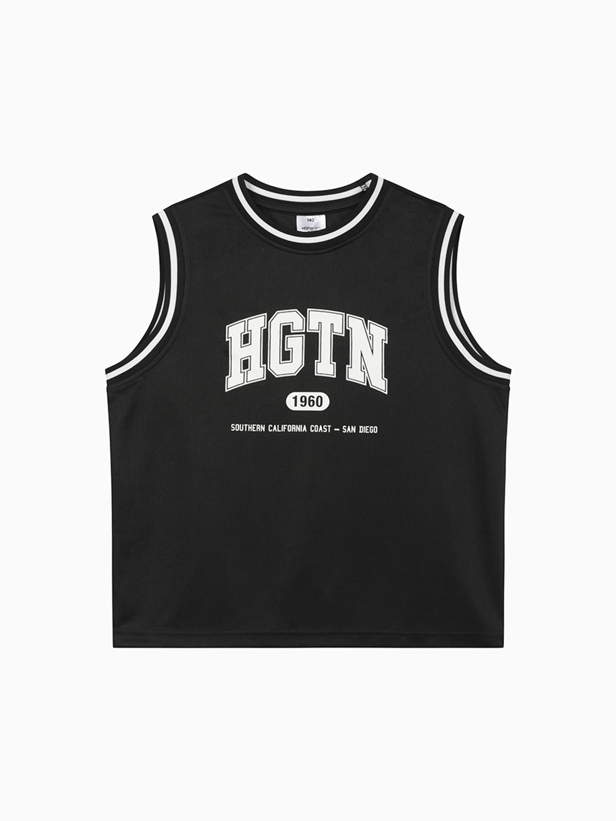 행텐 틴즈(HANGTEN TEENS) 틴즈 요꼬 폴리 메쉬 슬리브리스_100(14570-031-451-31)