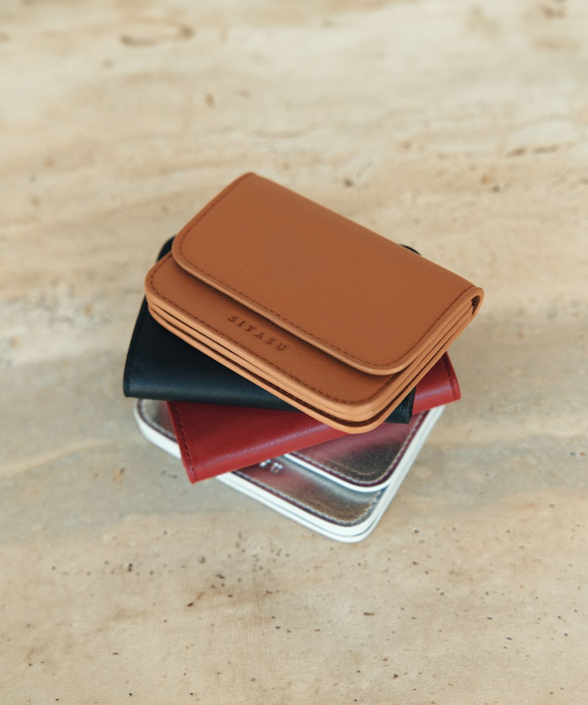 시야쥬(SIYAZU) SIAC3126 Mellow Card Wallet_4Color