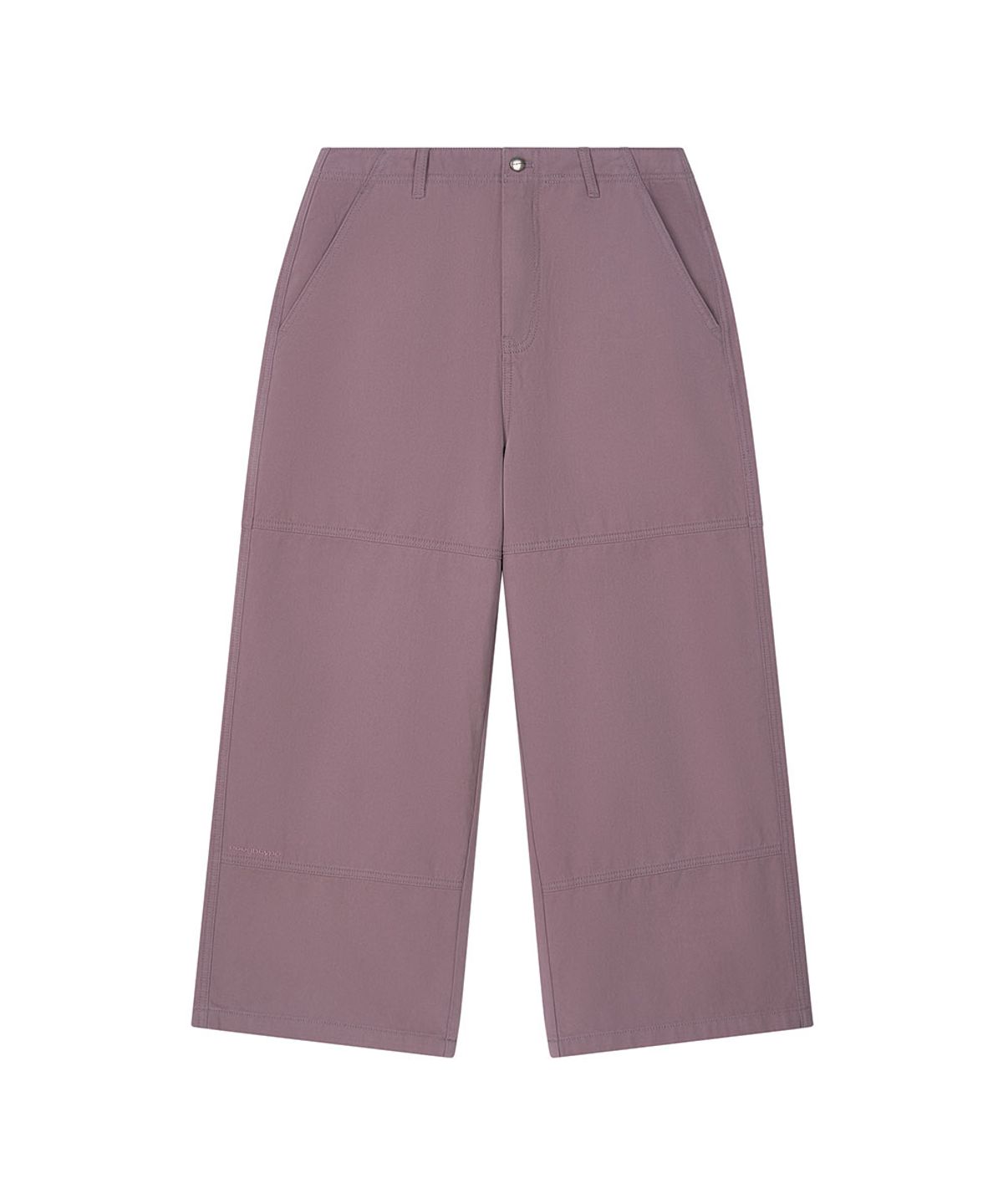 로타입(ROUGHTYPE) Double-cut Cotton Pants - Purple