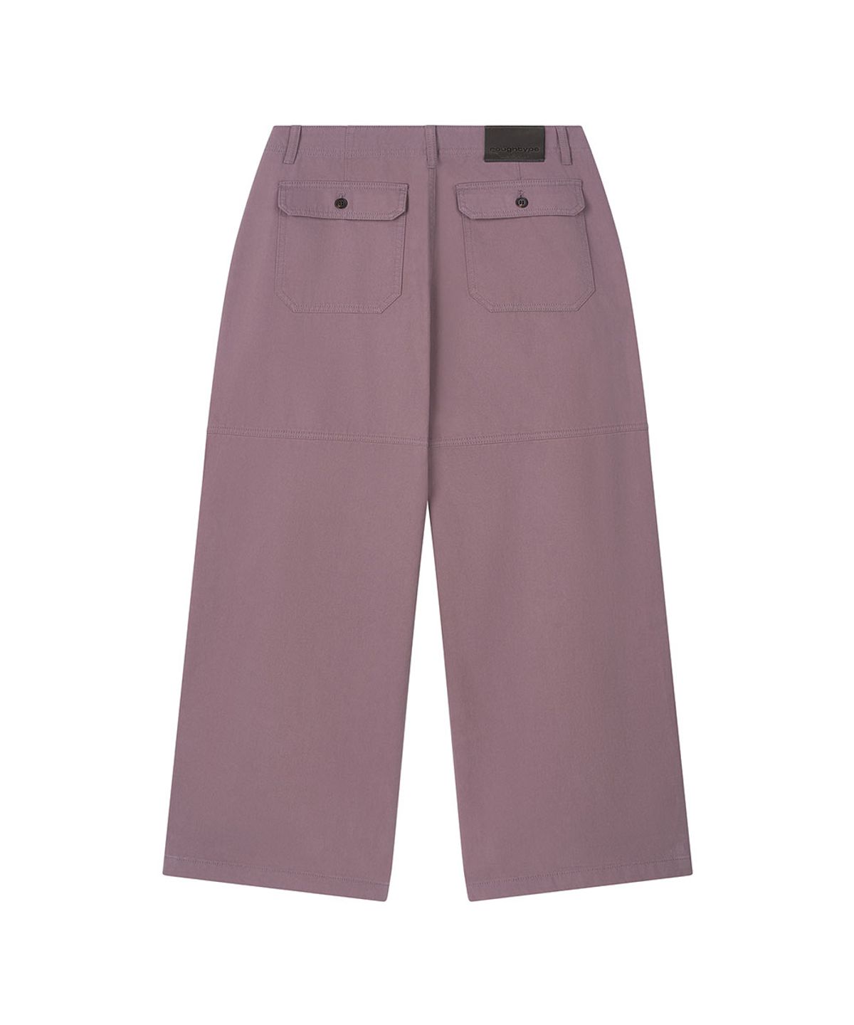 로타입(ROUGHTYPE) Double-cut Cotton Pants - Purple