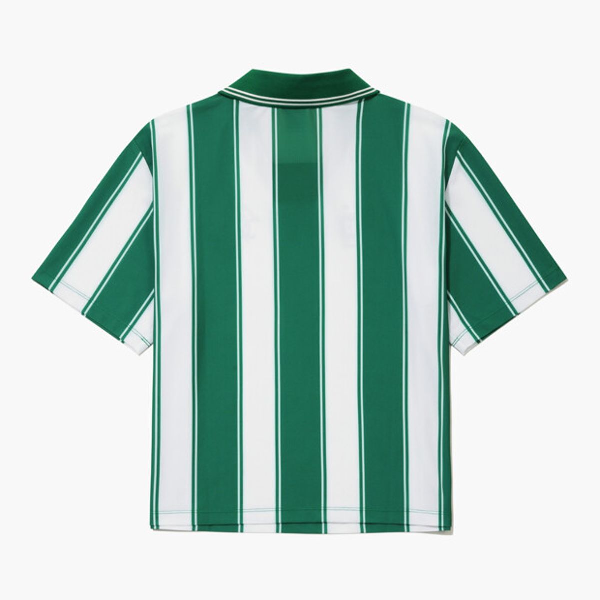 르꼬끄 골프(LECOQ GOLF) 공용 블록코어 스트라이프 사커 티셔츠 _GREN GR222LTS46