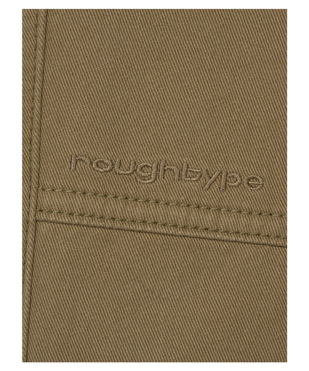 로타입(ROUGHTYPE) Double-cut Cotton Pants - Olive