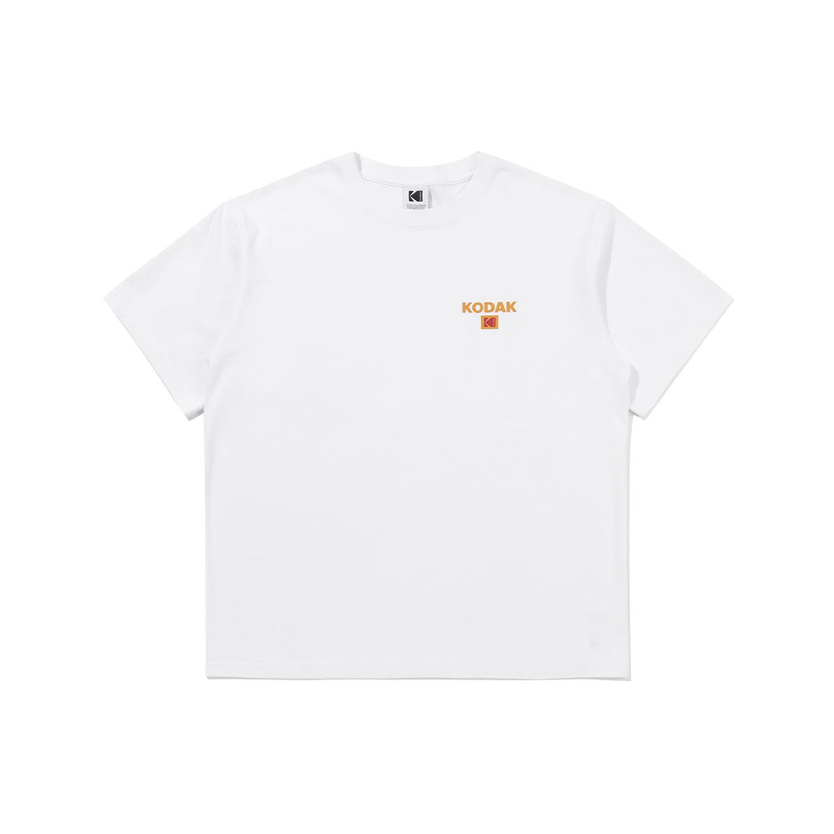 코닥(KODAK) 스몰 로고 반팔 티셔츠 WHITE