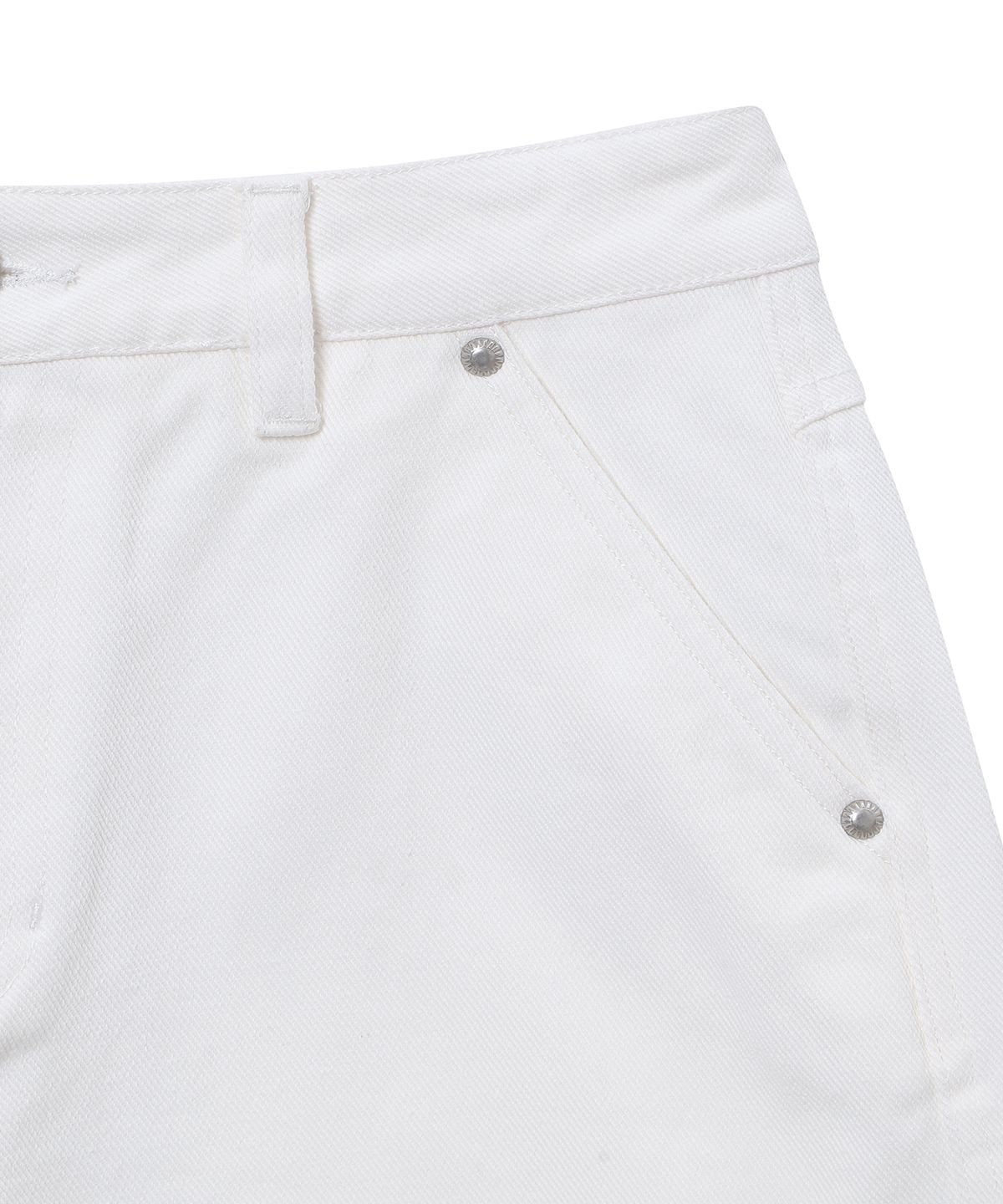 슈퍼드라이(SUPERDRY) 우먼스 로고 스티치 반바지 오프화이트 SDFLTCQ55OWH