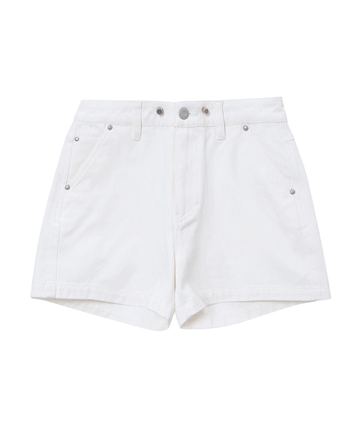 슈퍼드라이(SUPERDRY) 우먼스 로고 스티치 반바지 오프화이트 SDFLTCQ55OWH
