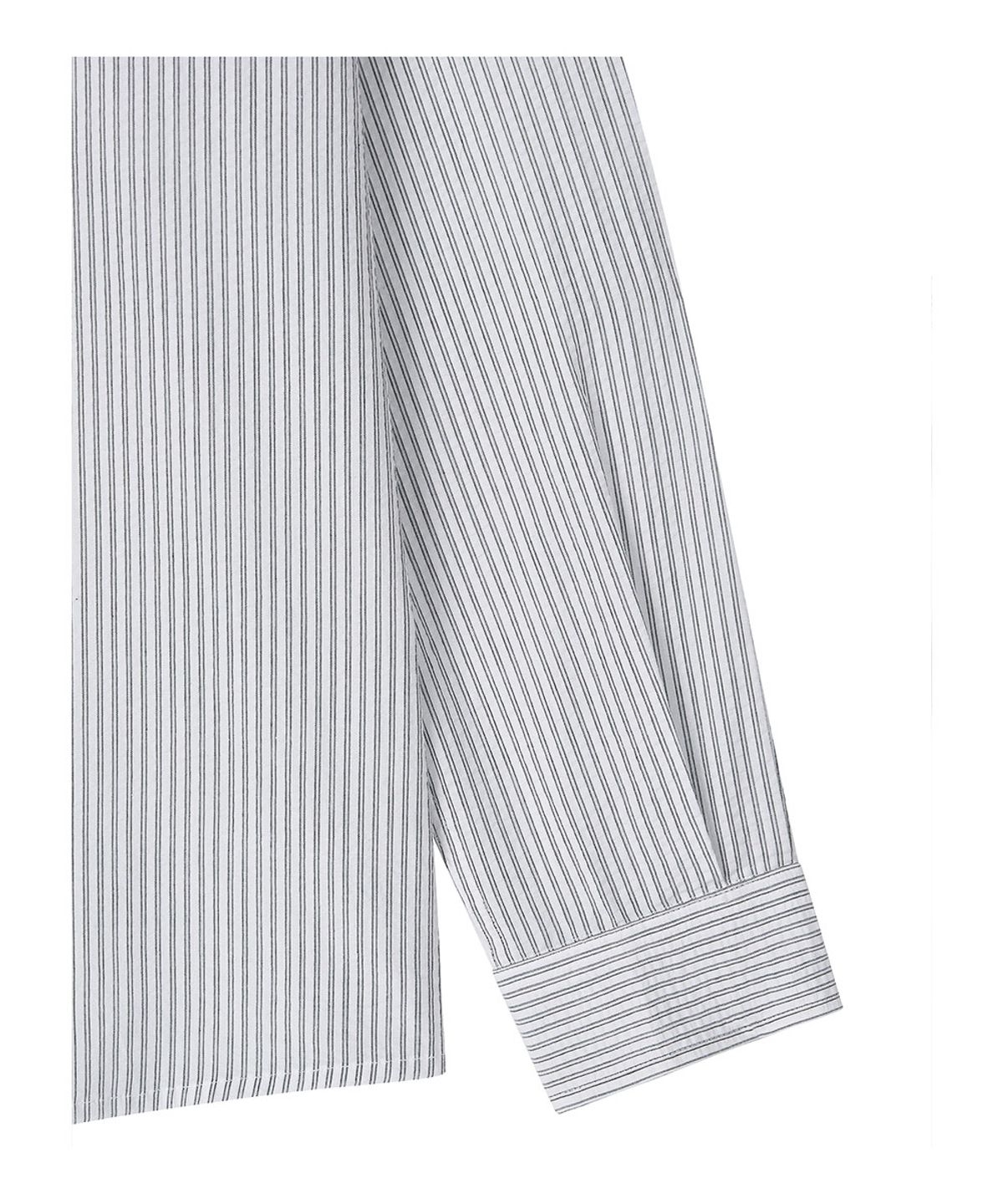 로타입(ROUGHTYPE) RO Pin Stripe Shirt - Black