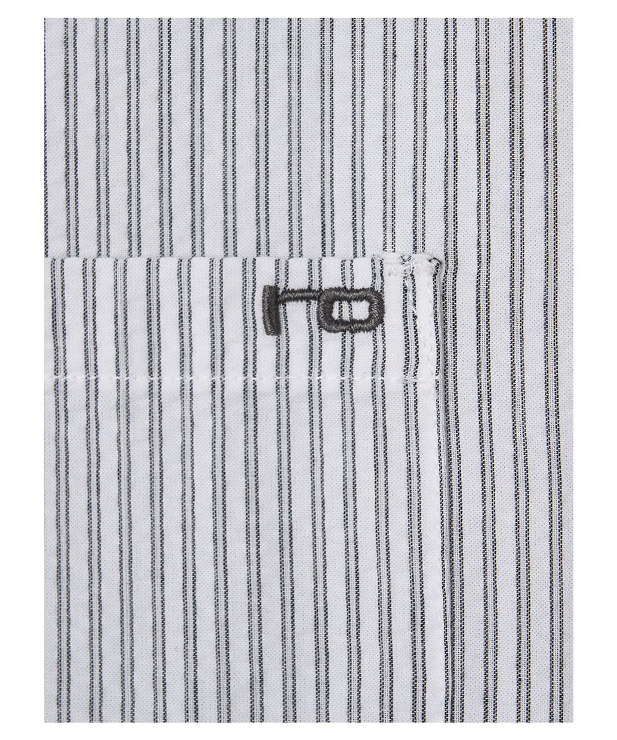 로타입(ROUGHTYPE) RO Pin Stripe Shirt - Black