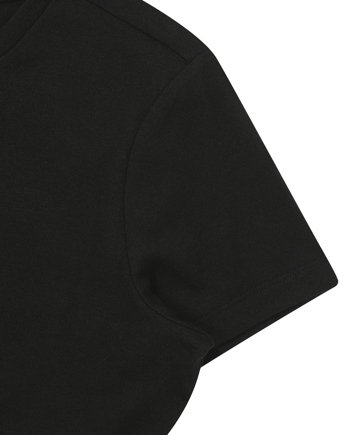 슈퍼드라이(SUPERDRY) 우먼스 패널 크롭 티셔츠 블랙 SDFISCQ46BLK