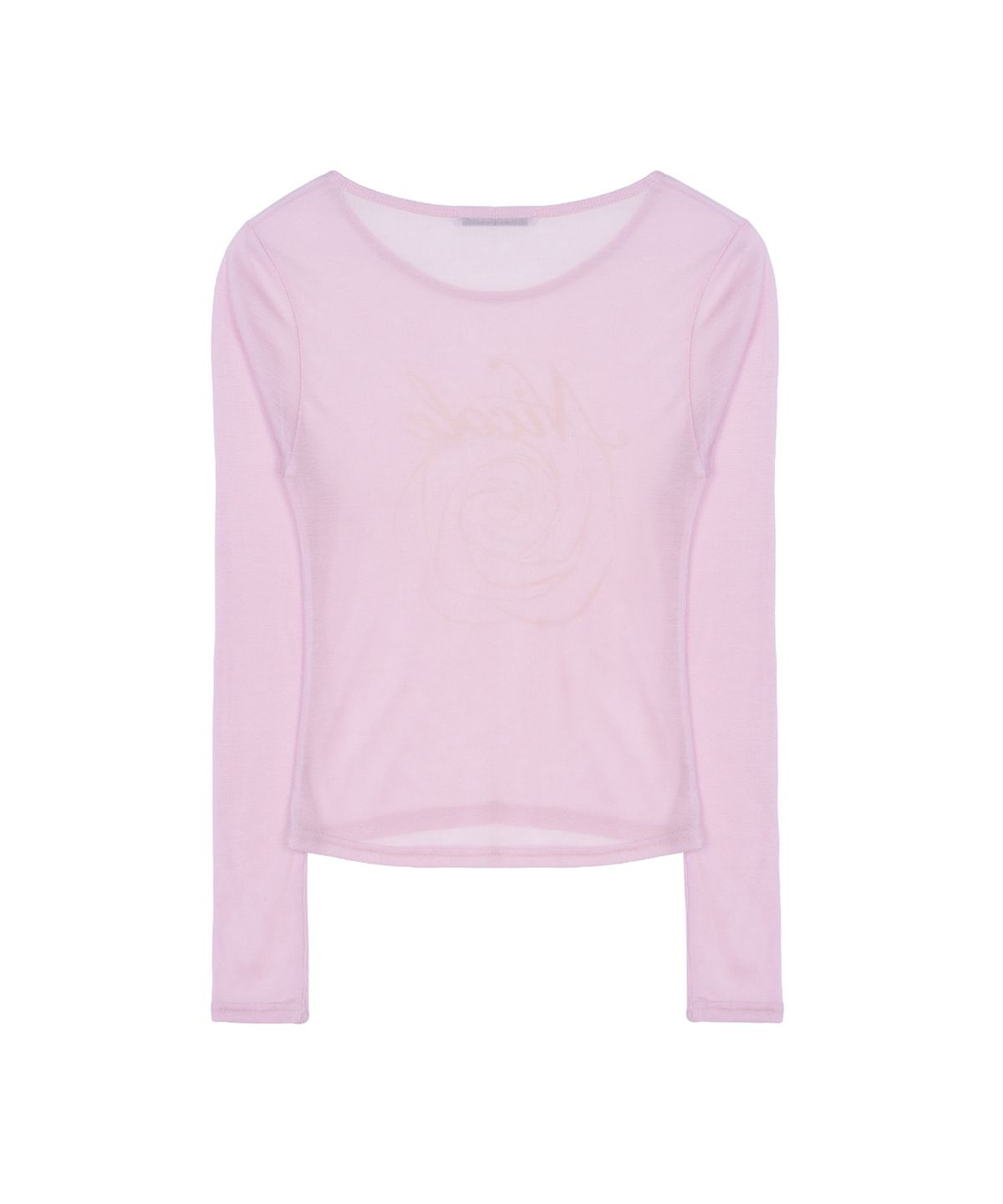 닉앤니콜(NICK&NICOLE) NICOLE ROSE LONG SLEEVE TOP_PINK