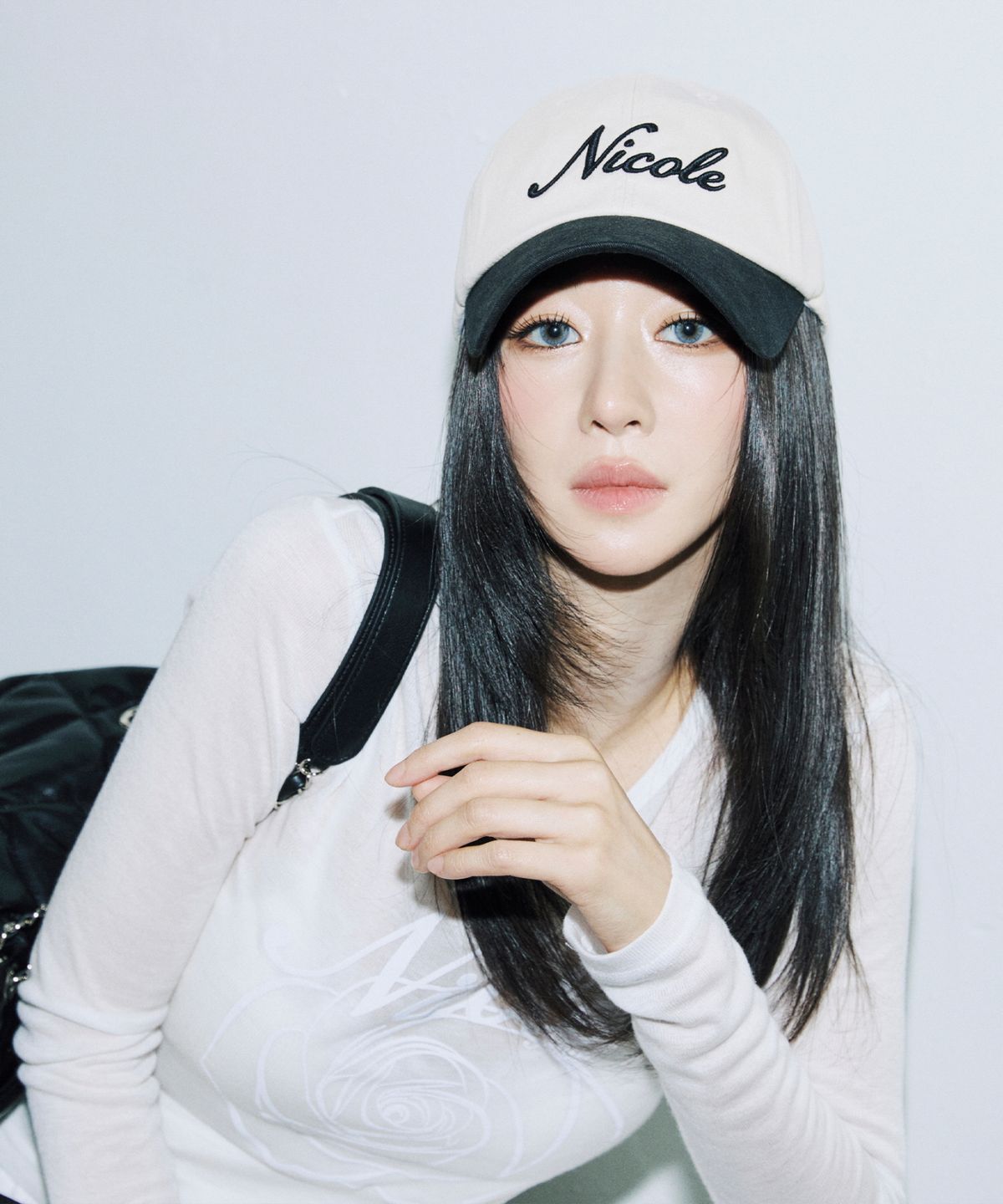 닉앤니콜(NICK&NICOLE) NICOLE ROSE LONG SLEEVE TOP_IVORY