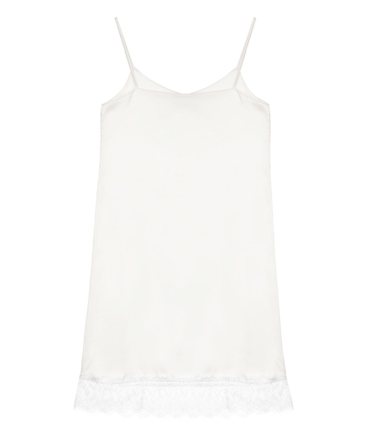 닉앤니콜(NICK&NICOLE) SATIN LACE SLIP DRESS_IVORY