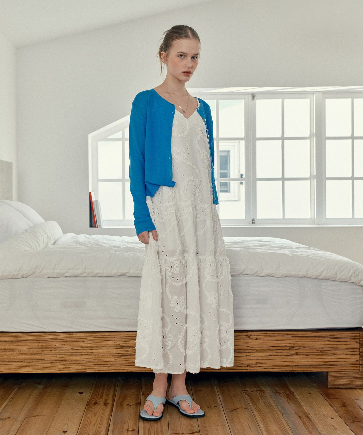 쥬시쥬디(JUCYJUDY) 아일렛뷔스티에원피스 J1OP329A