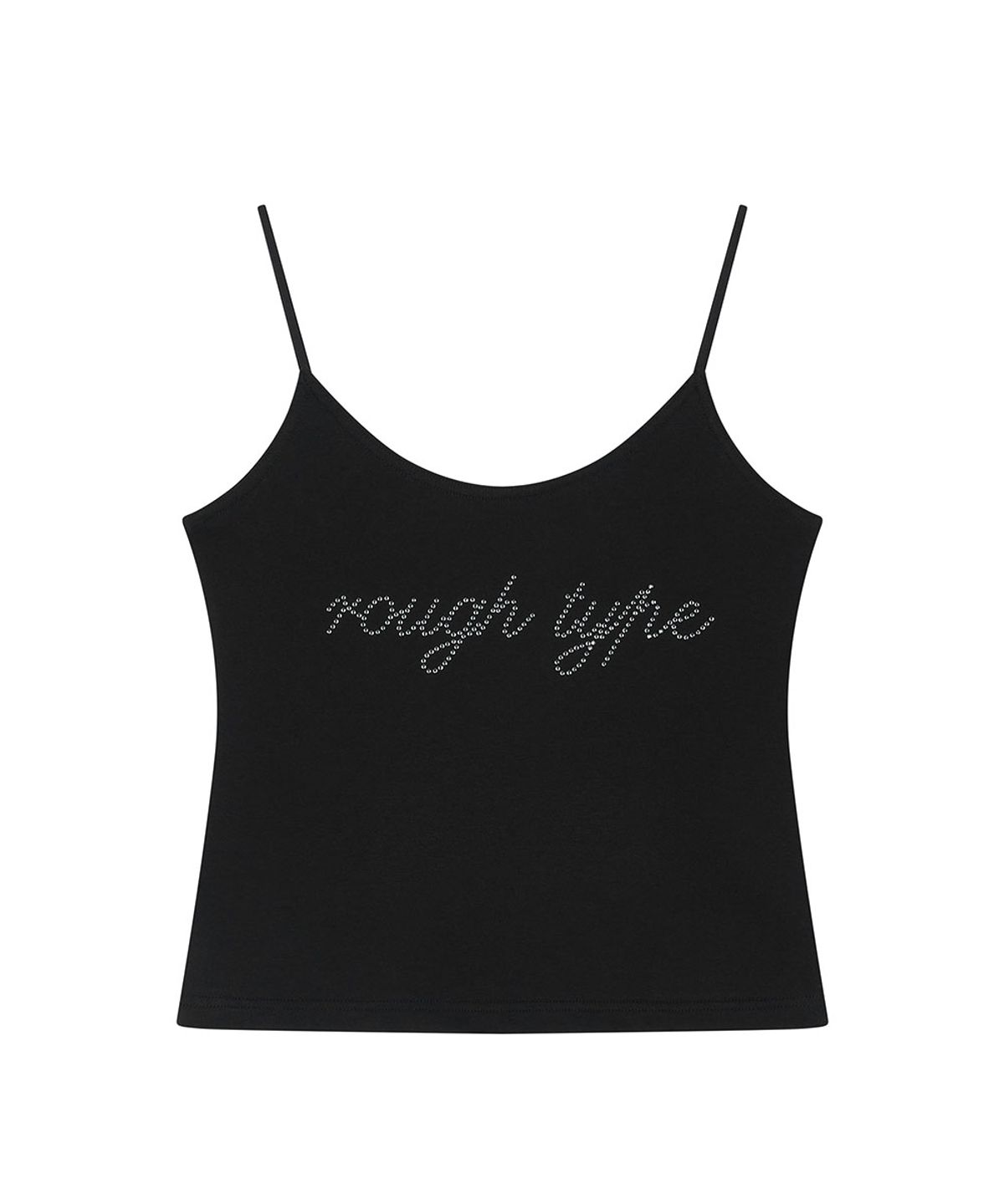 로타입(ROUGHTYPE) Cubic Logo Sleeveless - Black