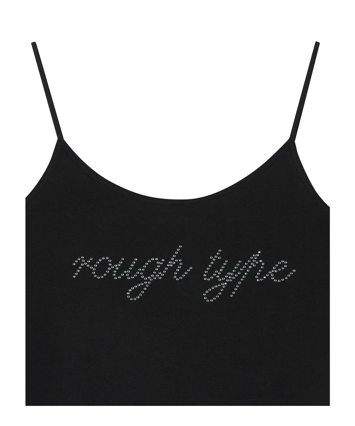로타입(ROUGHTYPE) Cubic Logo Sleeveless - Black