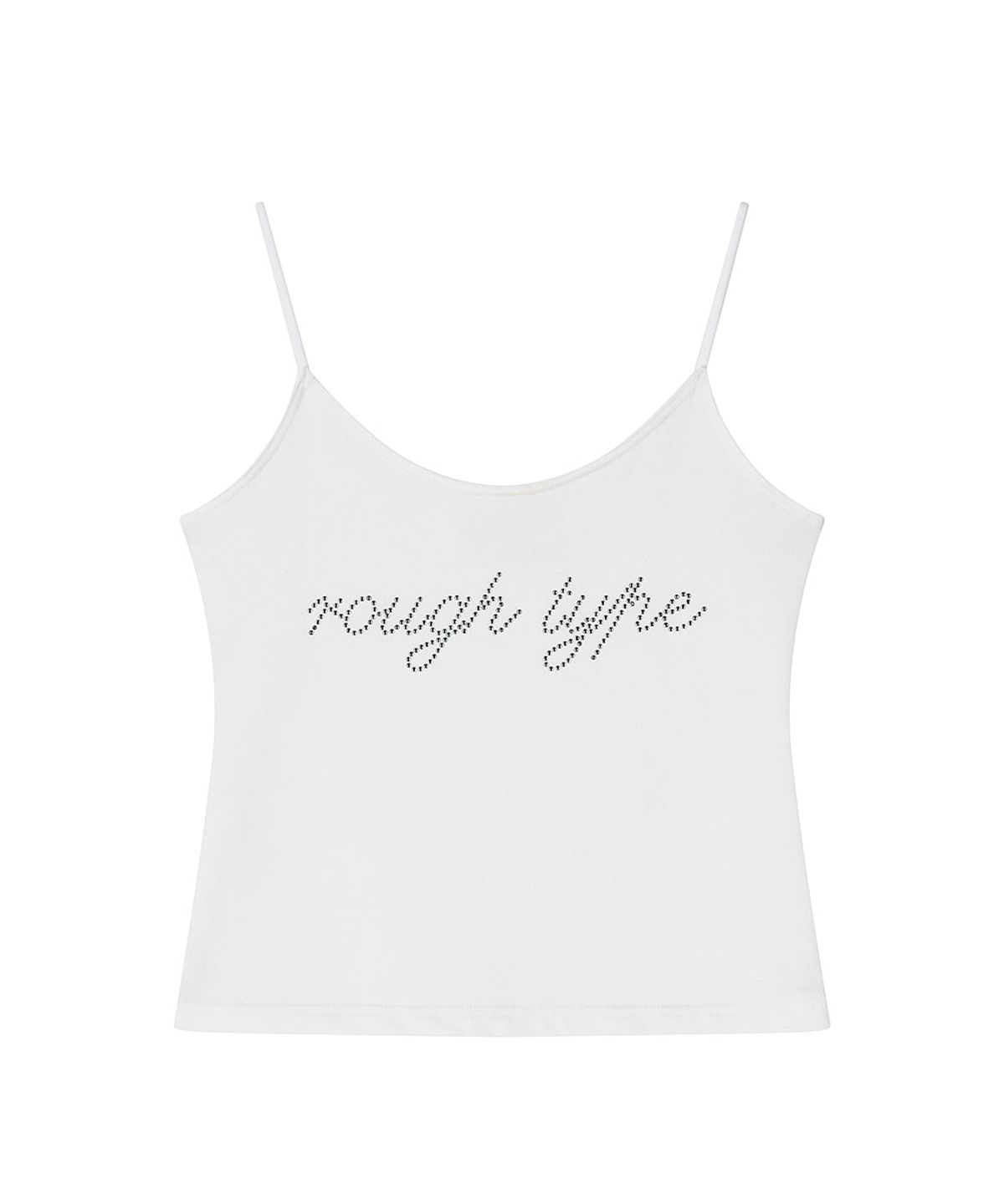 로타입(ROUGHTYPE) Cubic Logo Sleeveless - White