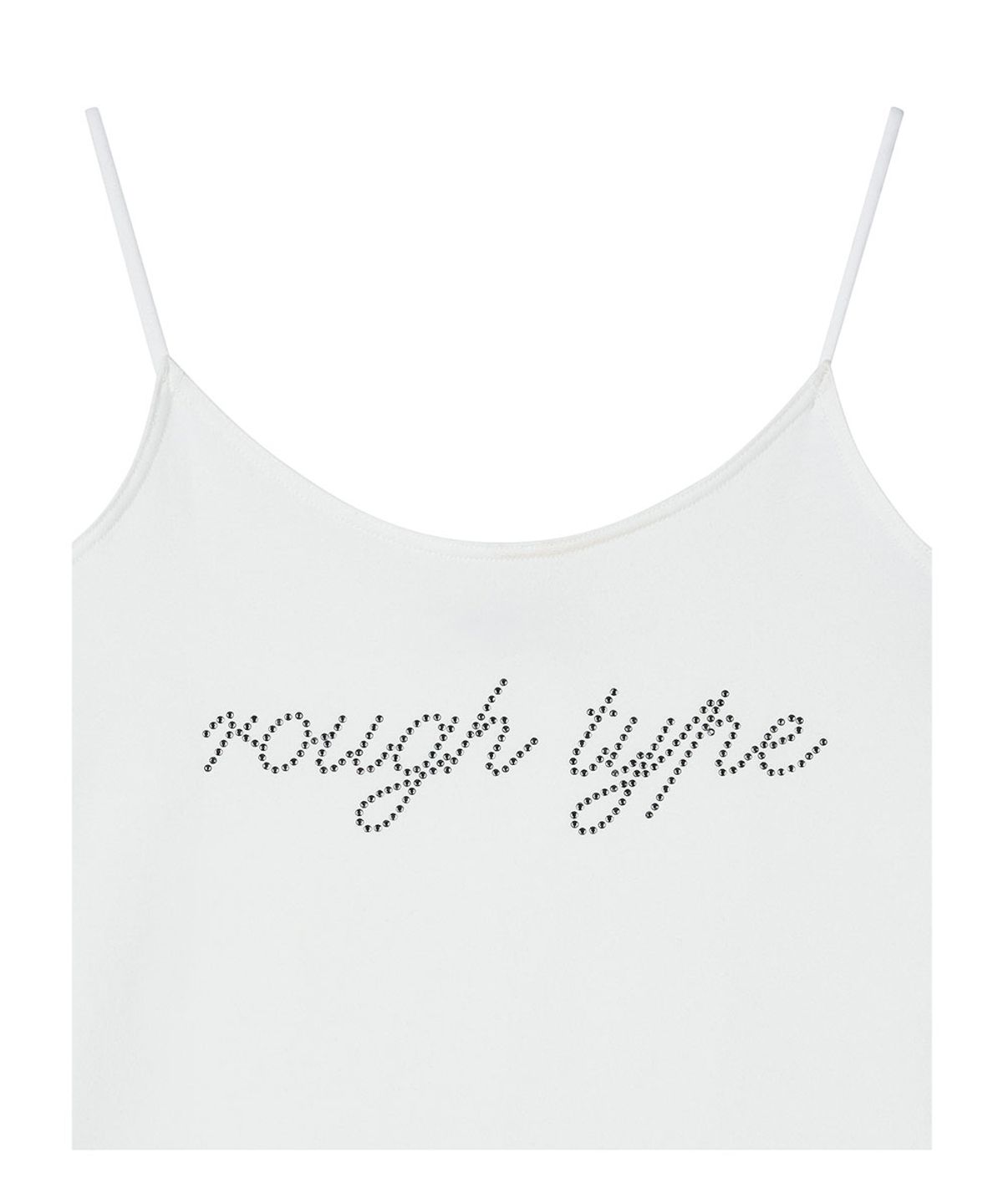 로타입(ROUGHTYPE) Cubic Logo Sleeveless - White