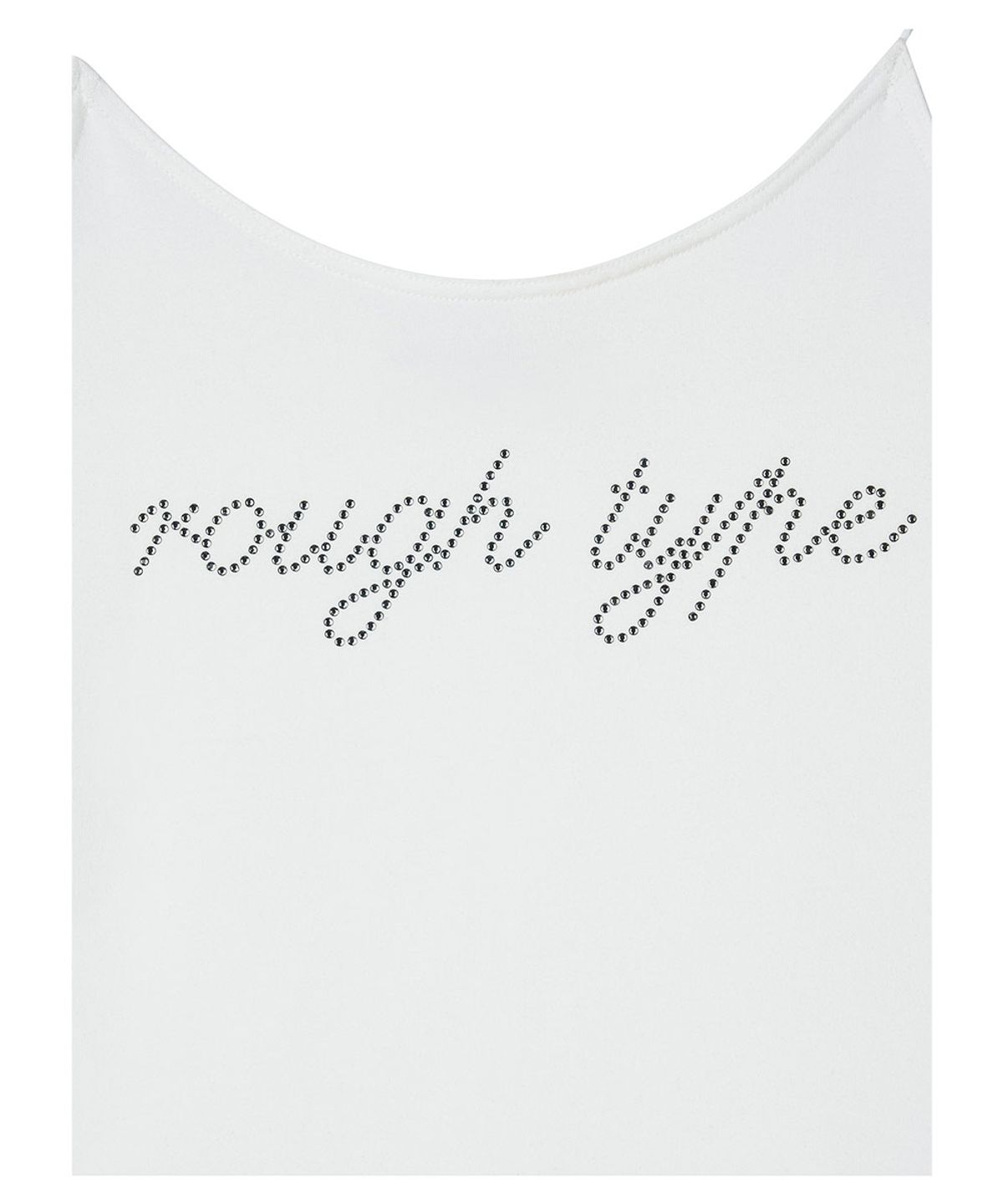 로타입(ROUGHTYPE) Cubic Logo Sleeveless - White