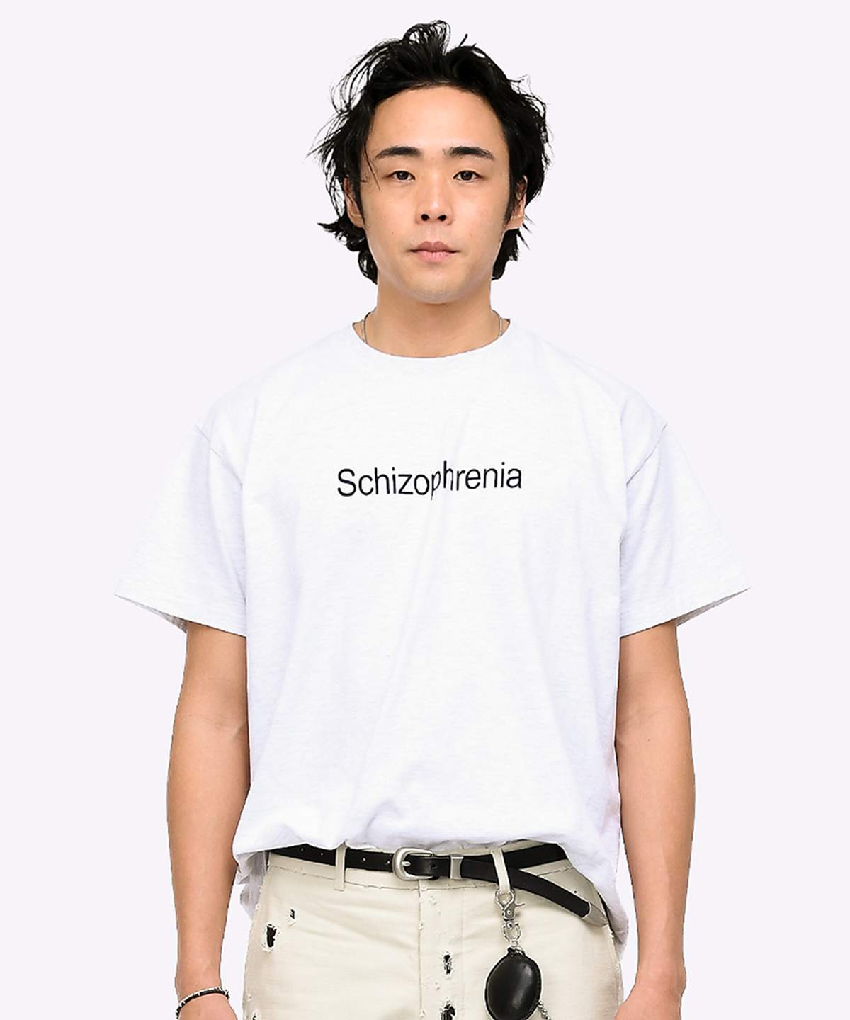 퀘스트앤게스트(QUEST&GUEST) Schizophrenia T-shirt (Heather Grey)