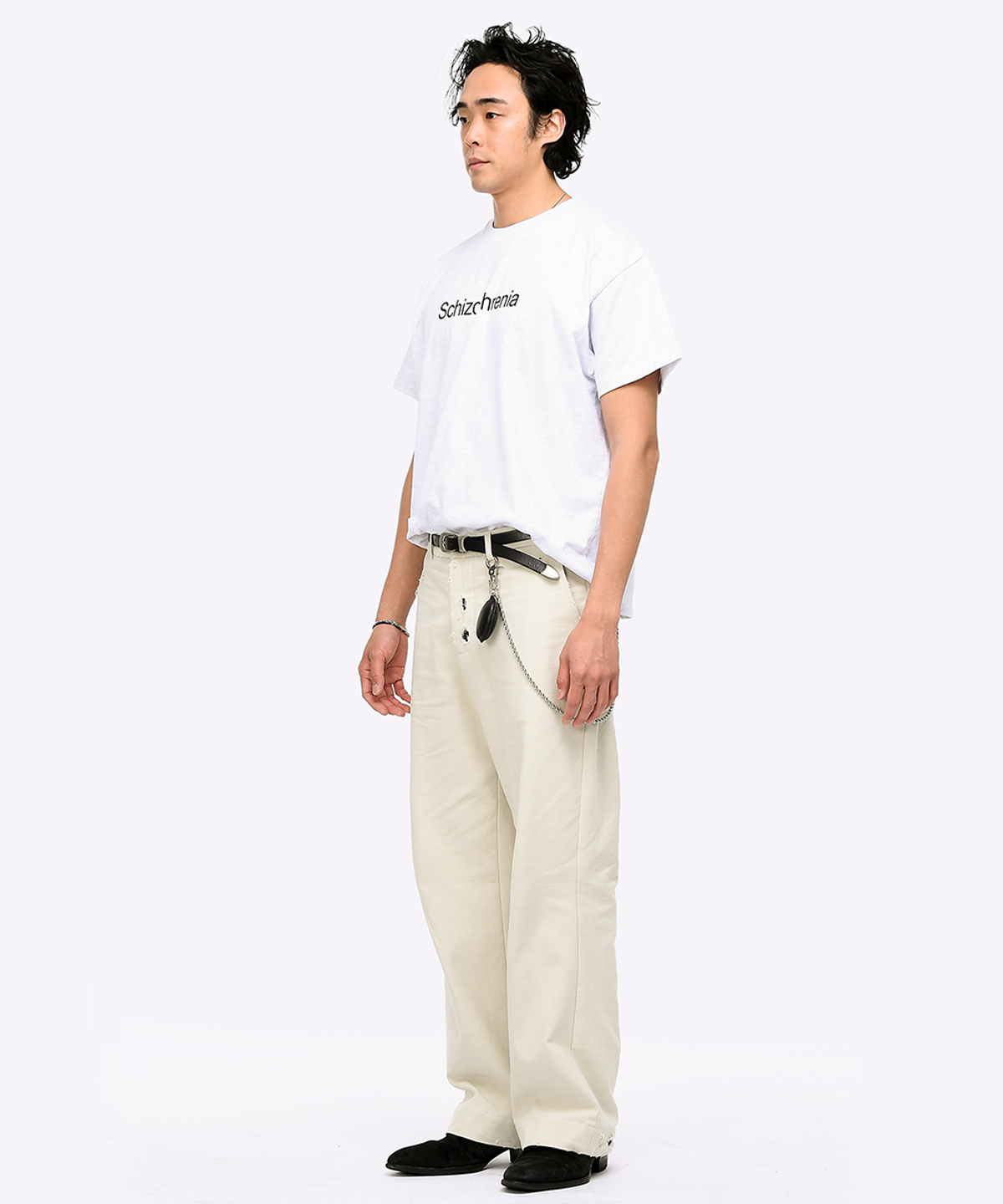 퀘스트앤게스트(QUEST&GUEST) Schizophrenia T-shirt (Heather Grey)