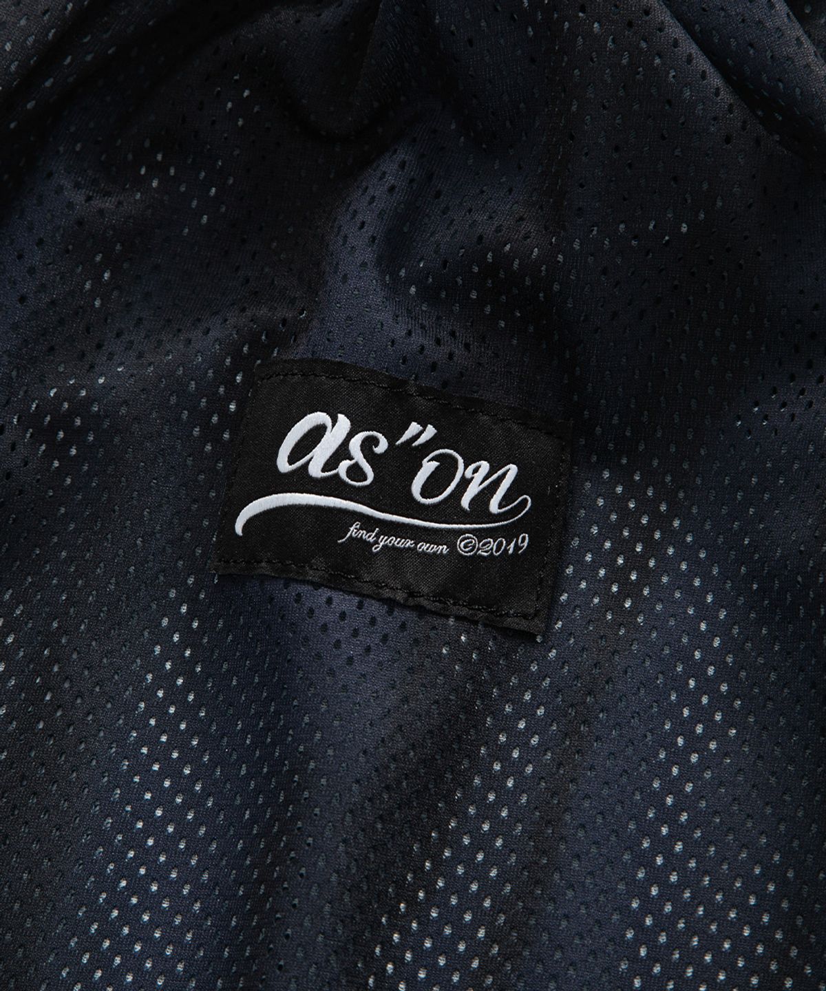 애즈온(ASON) DRAW STRING BAG / DARK NAVY