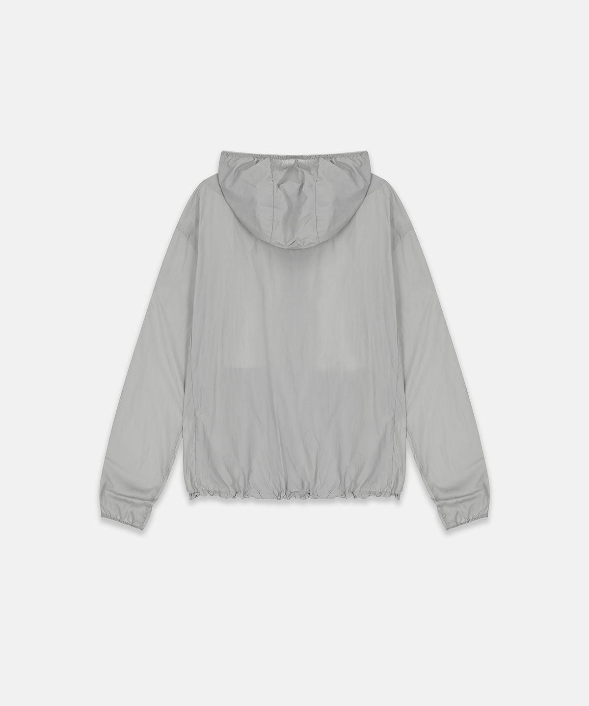 나체(NACHE) RUFFLE WIND BREAKER LIGHT GRAY