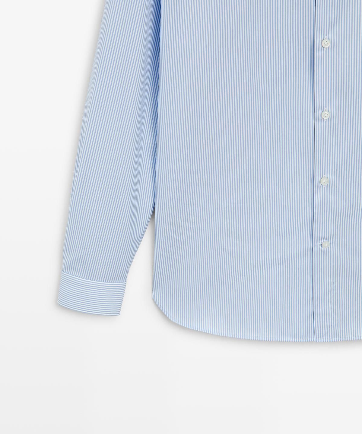 마시모두띠(MASSIMO DUTTI) 슬림 핏 스트라이프 테일러링 셔츠