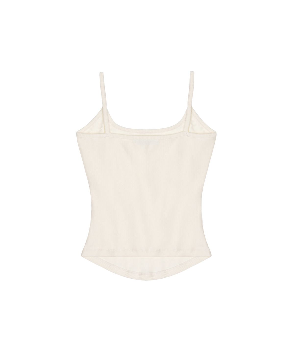 닉앤니콜(NICK&NICOLE) RIBBED LOGO CAMI TOP_CREAM