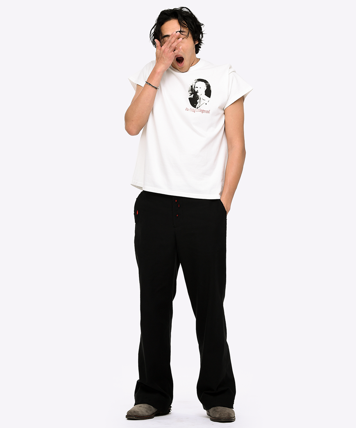 퀘스트앤게스트(QUEST&GUEST) Dostoevsky Underground T-shirt (Tubular)