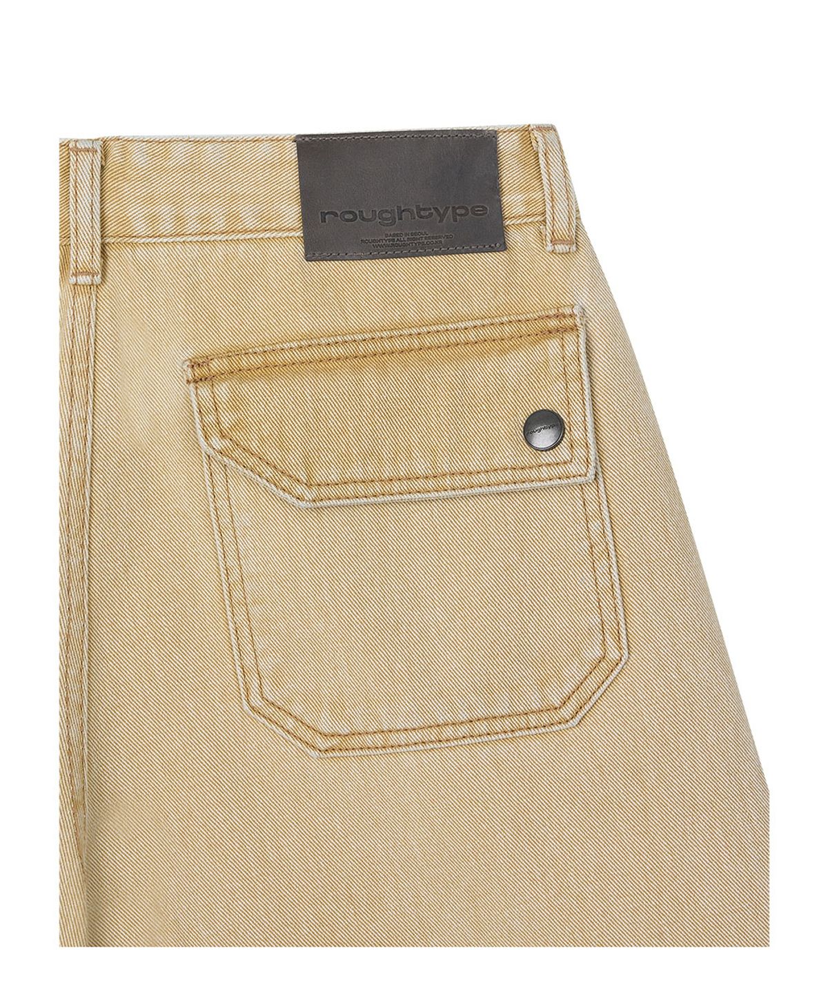 로타입(ROUGHTYPE) Washed Cotton Bermuda Pants - Beige