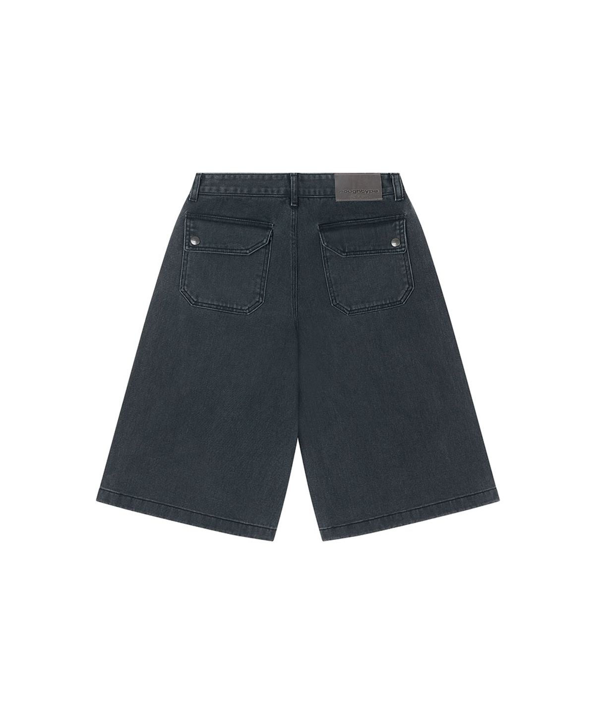 로타입(ROUGHTYPE) Washed Cotton Bermuda Pants - Black