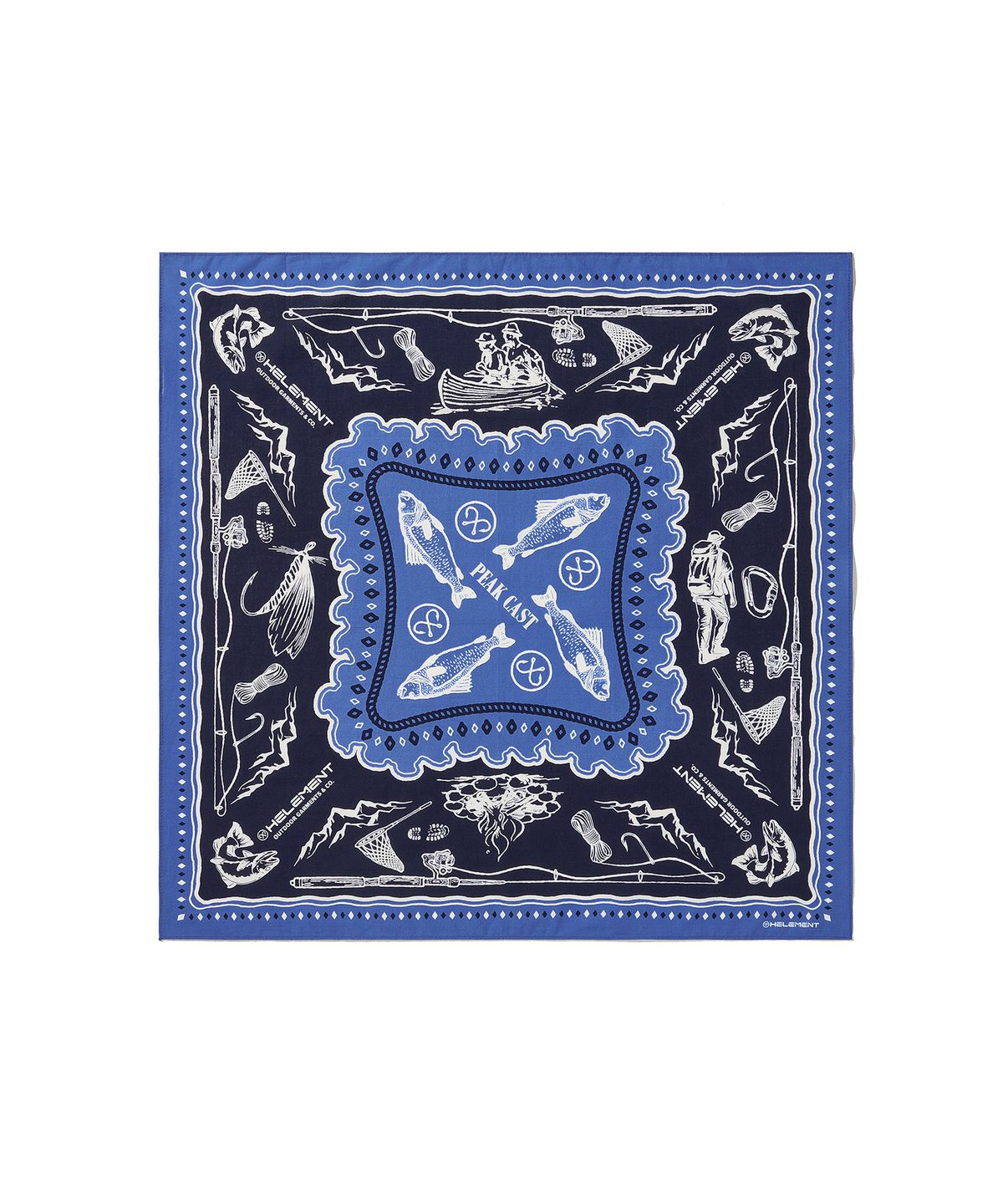 힐리먼트(HELEMENT) 아웃도어 필드 반다나 (BLUE)