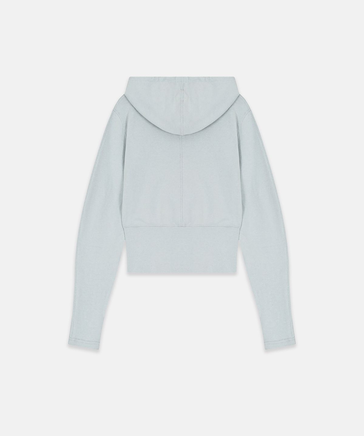 나체(NACHE) SEMI BALLOON HOODIE ZIP-UP LIGHT BLUE