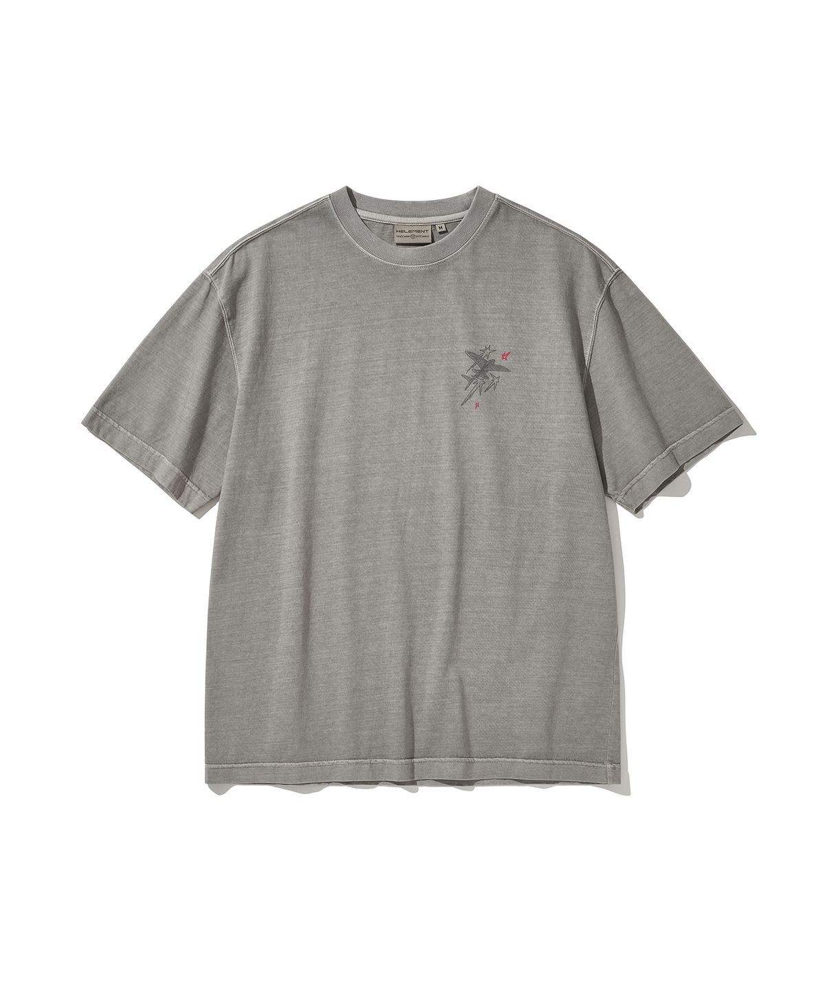 힐리먼트(HELEMENT) 스텔라 피그먼트 반팔티 (GREY)