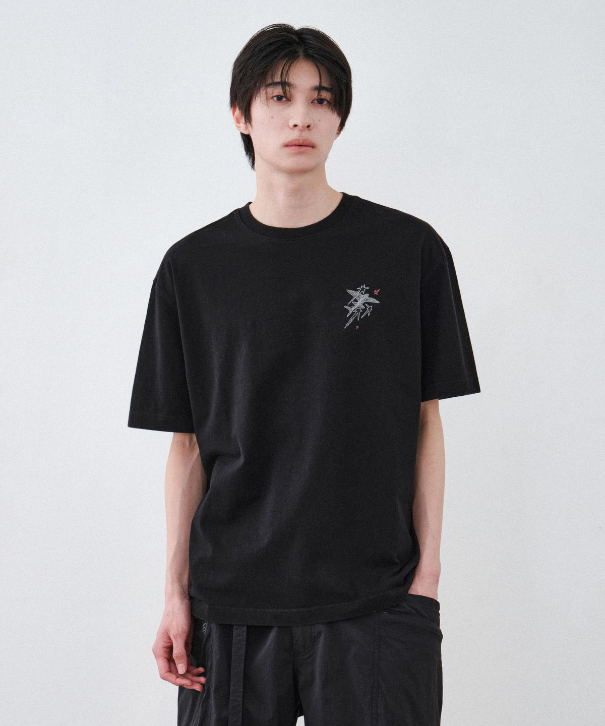 힐리먼트(HELEMENT) 스텔라 피그먼트 반팔티 (BLACK)