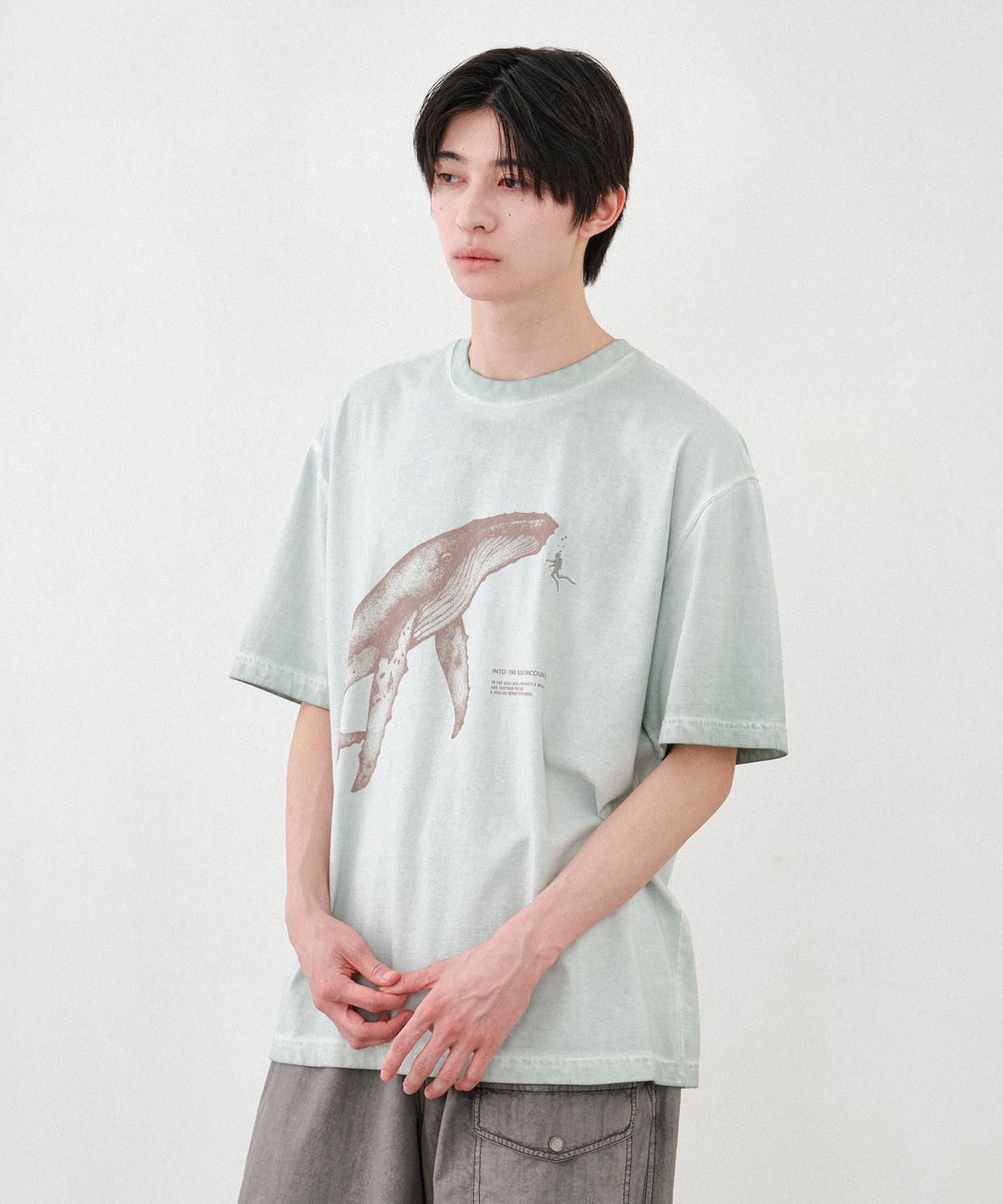 힐리먼트(HELEMENT) 툴쿤 다이브 반팔티 (MINT)
