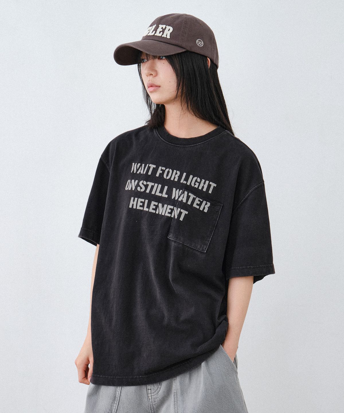 힐리먼트(HELEMENT) 바이퍼 포켓 반팔티 (BLACK)