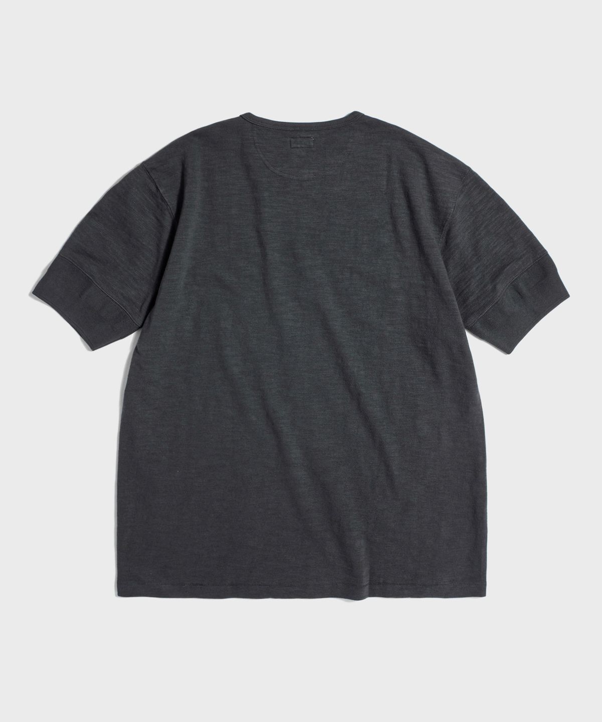 브론슨(BRONSON) Tompkins Loopwheeled Tubular Henley Tee Black
