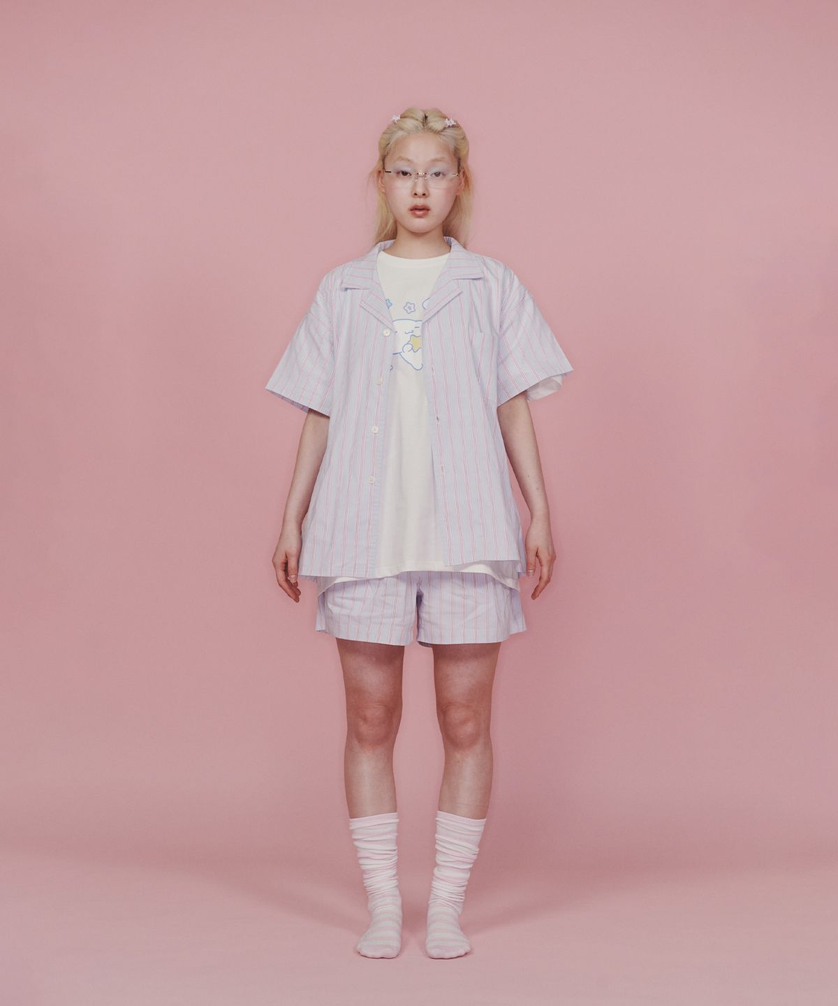 오끼뜨(OGGITT) (uni)시나모롤 레지던스 파자마 윙블루