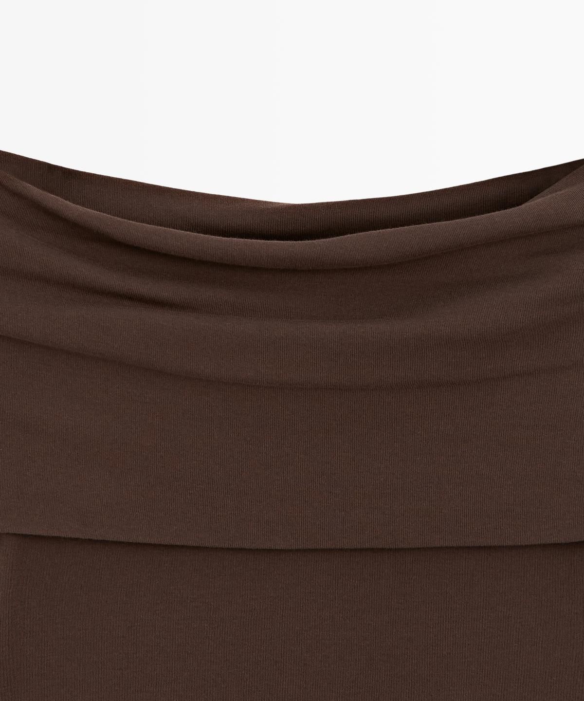 마시모두띠(MASSIMO DUTTI) 코튼 오프 숄더 탑