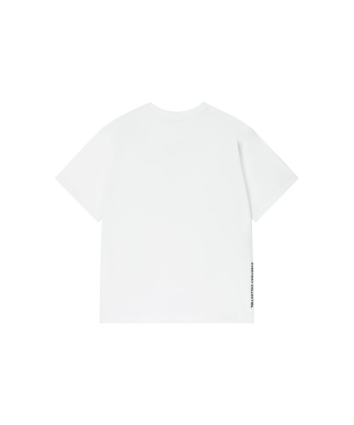 로타입(ROUGHTYPE) Reverse Lettering Oversized Short-sleeved - White